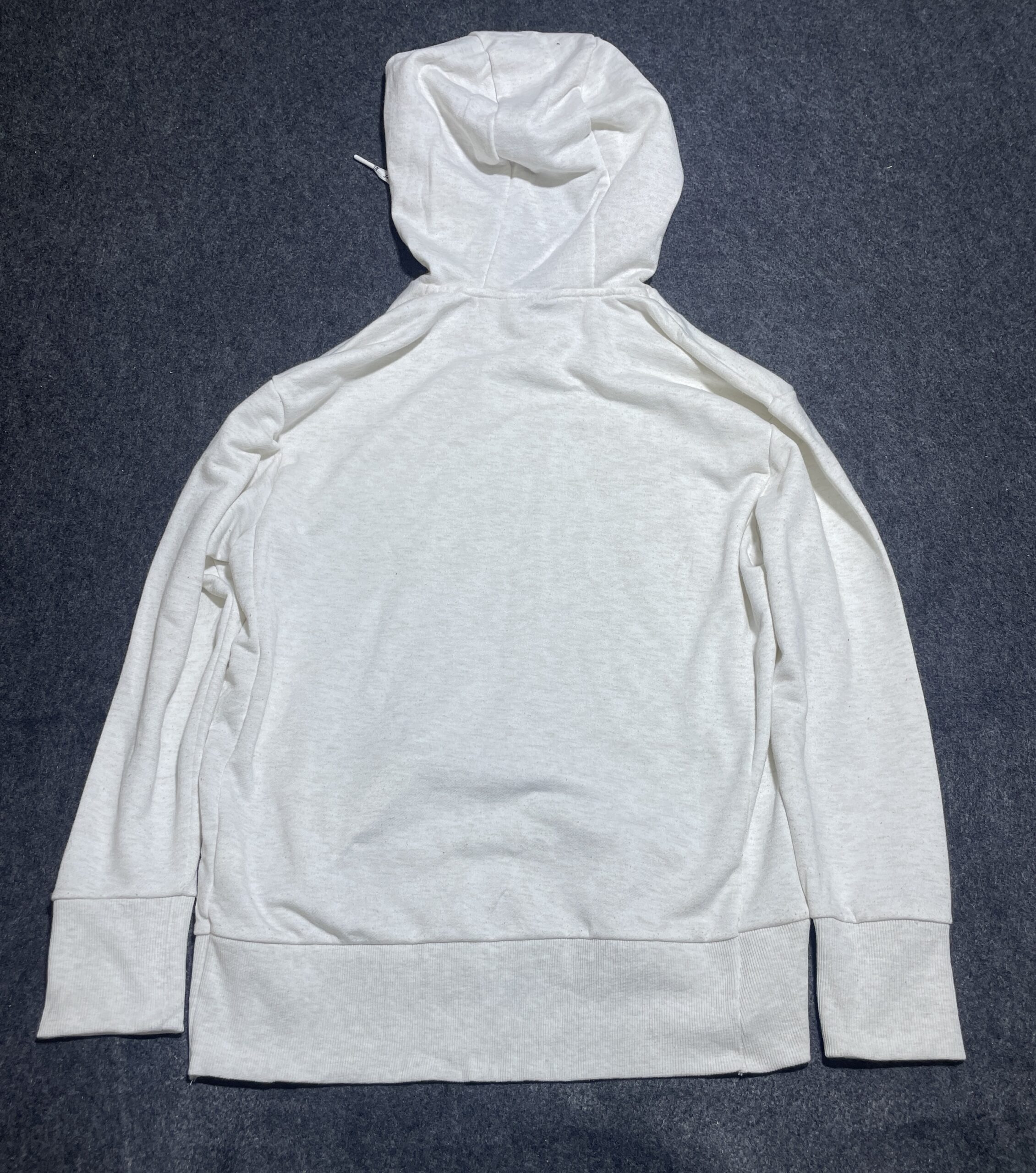 Nike Dri Fit Hoodie Tshirt Off White Size L