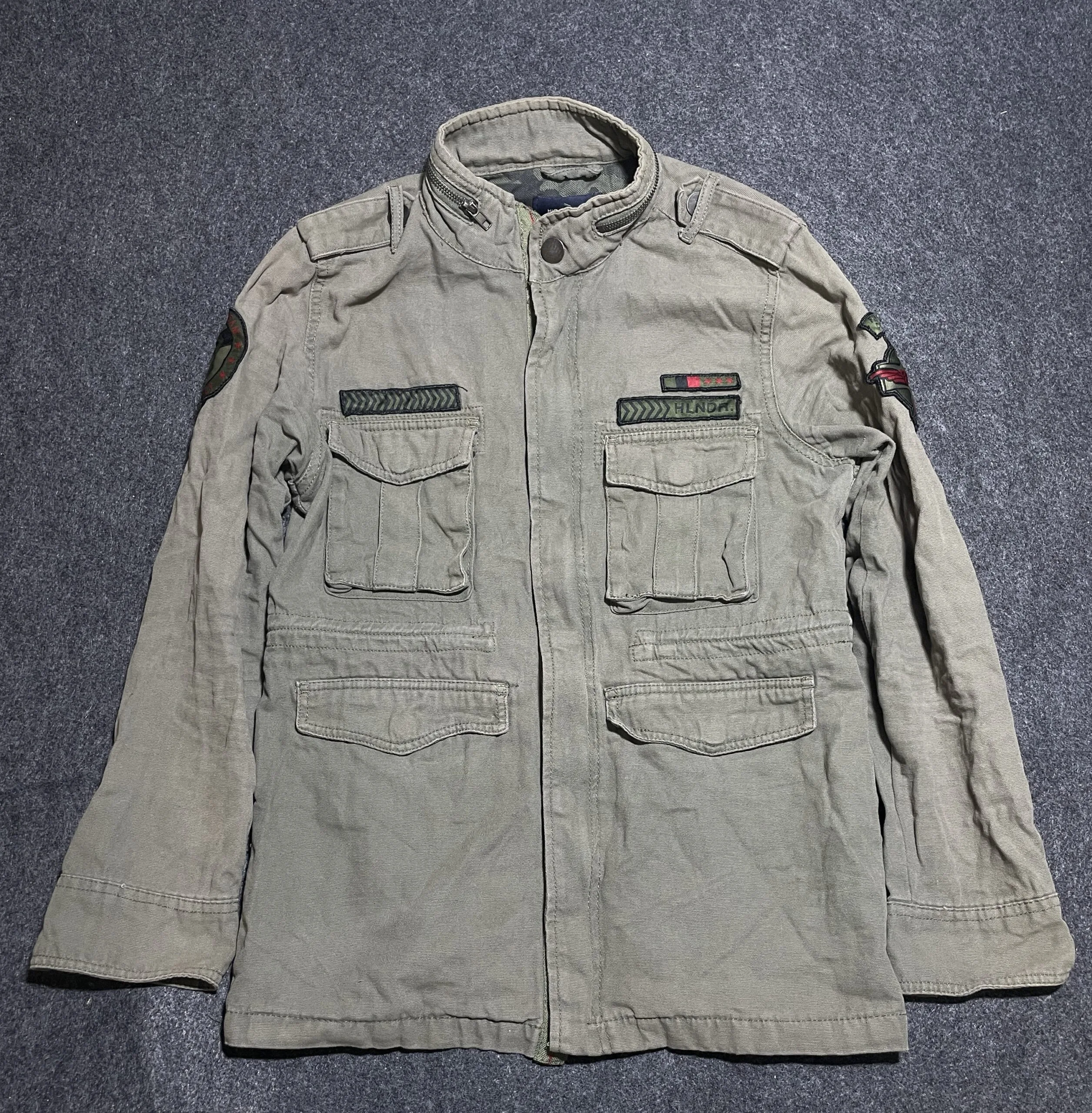Highlendar Olive Green Jacket Size S