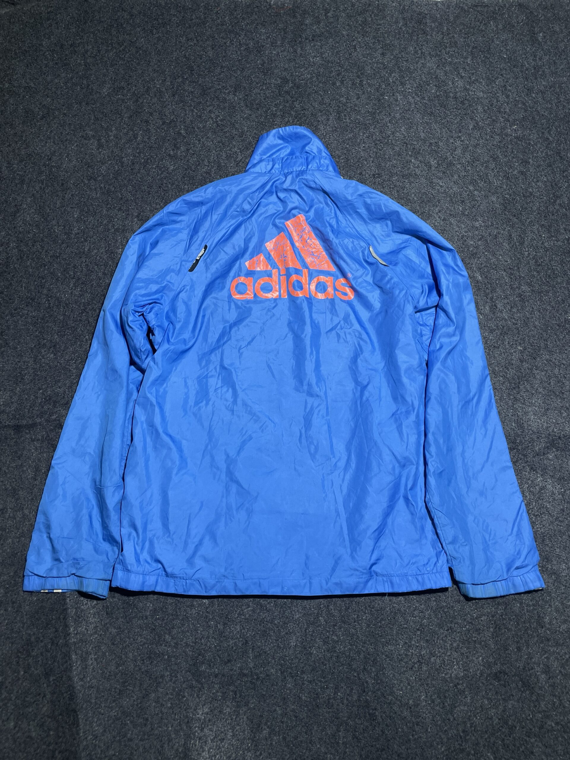 Adidas Climaproof Track Jacket Waterproof Lite Weight Blue S