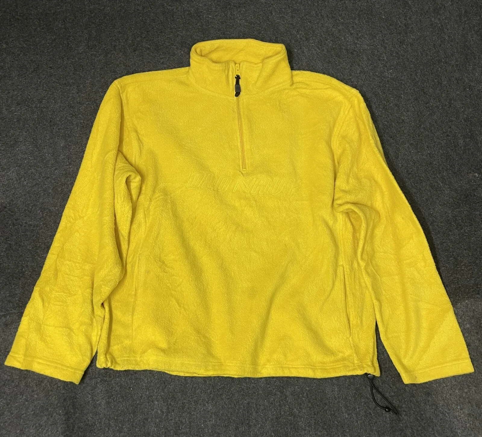 Old Navy Fleece Sweater Yellow Xl