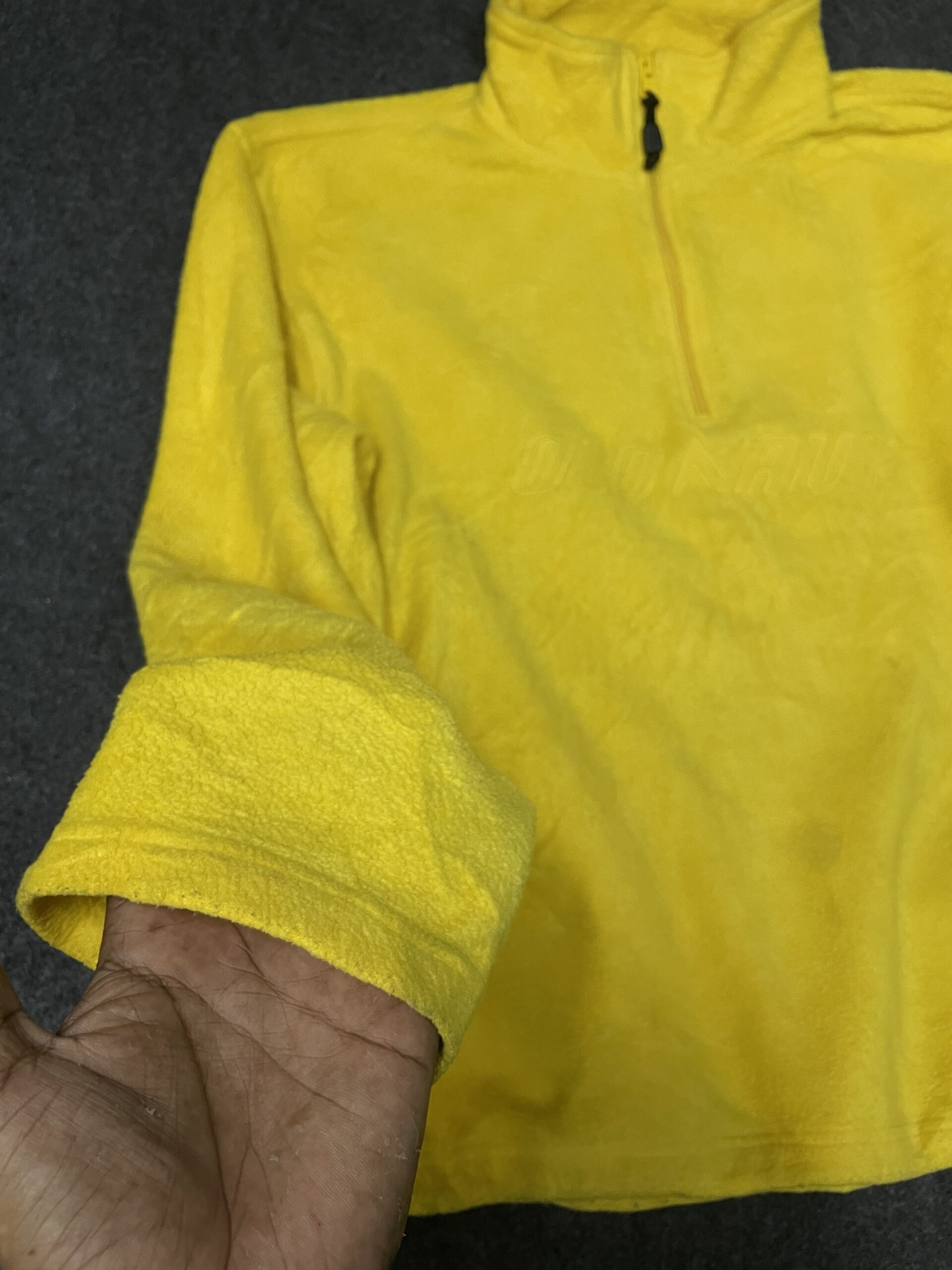 Old Navy Fleece Sweater Yellow Xl