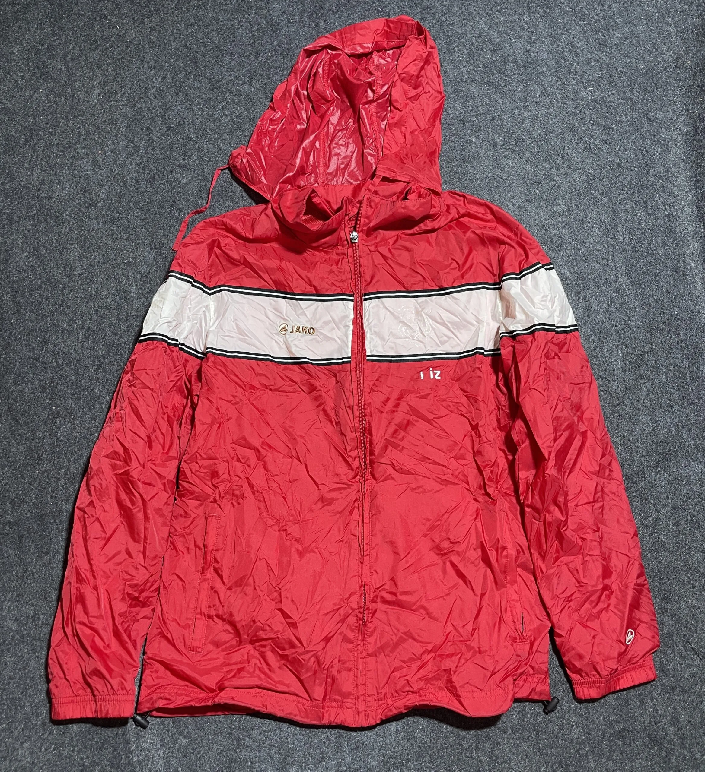 Jako Sports Raincoat Red M Made In Japan