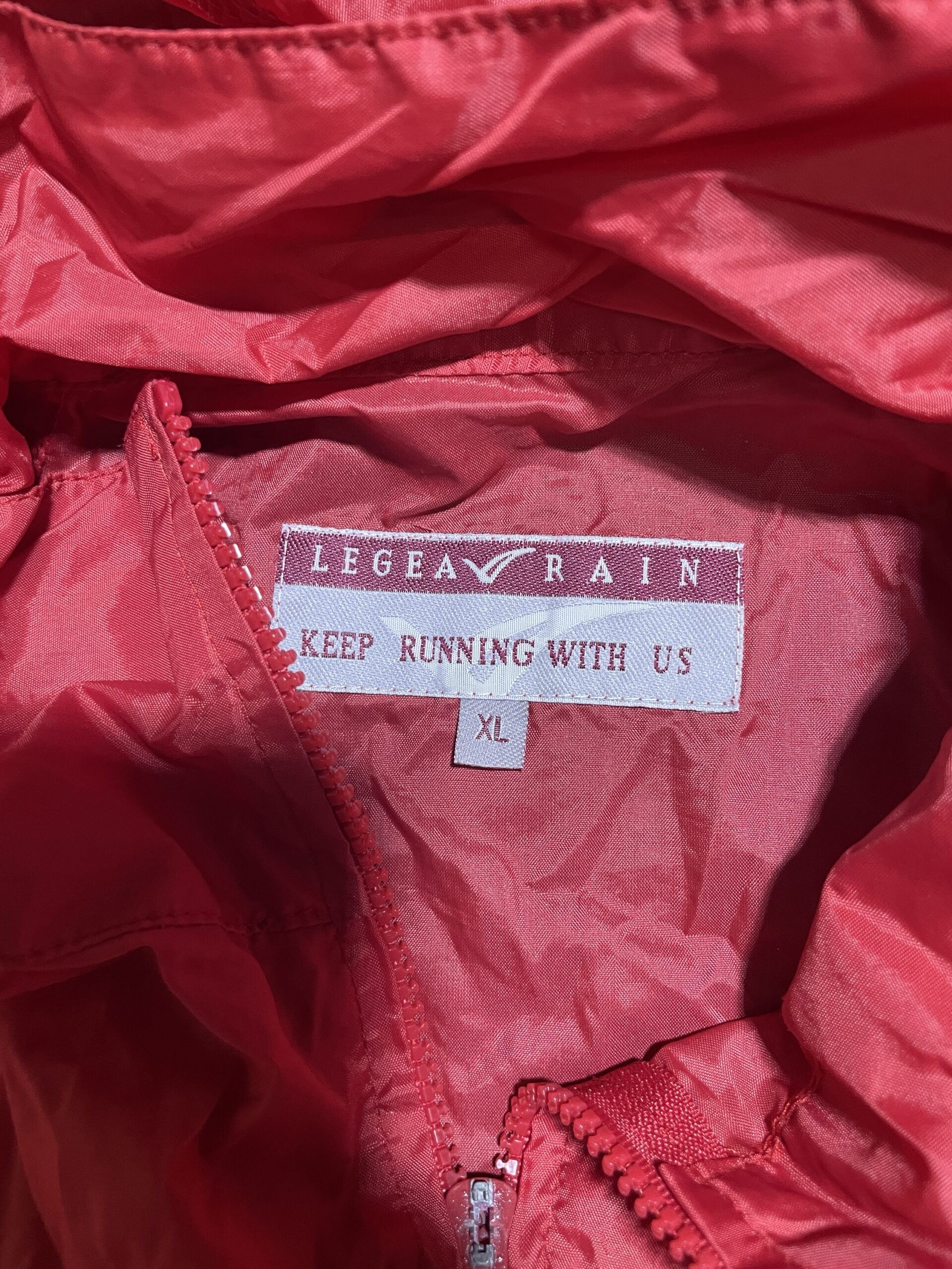 Legea Windcheater Jacket Red Xxl Made In Usa