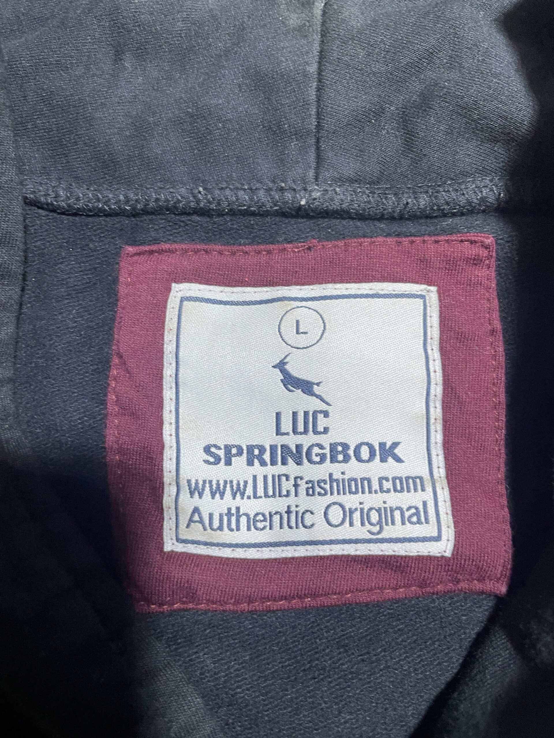 Luc Springbok Cotton Jacket Black L