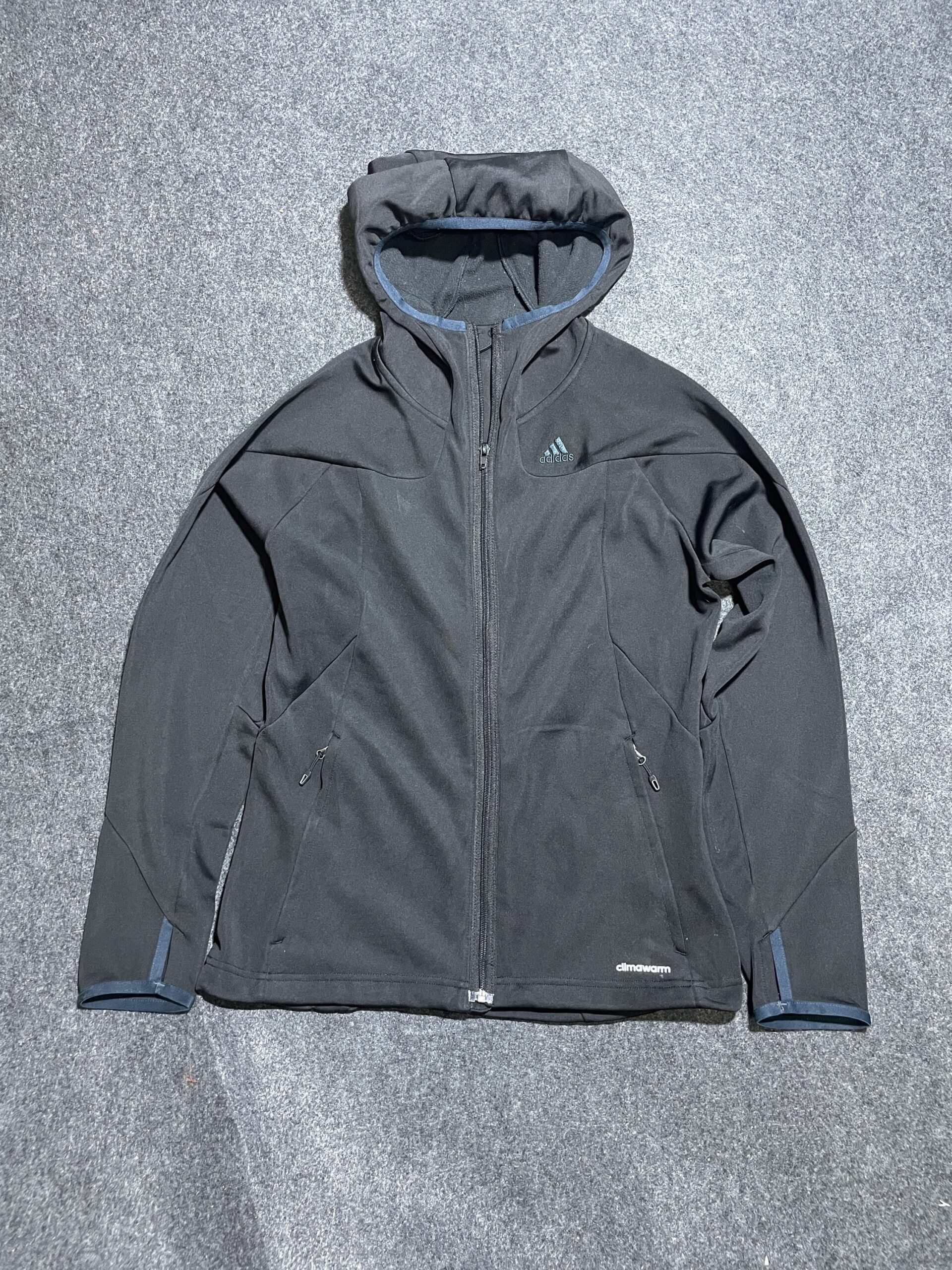 Adidas Climewarm Hooded Track Jacket Black S
