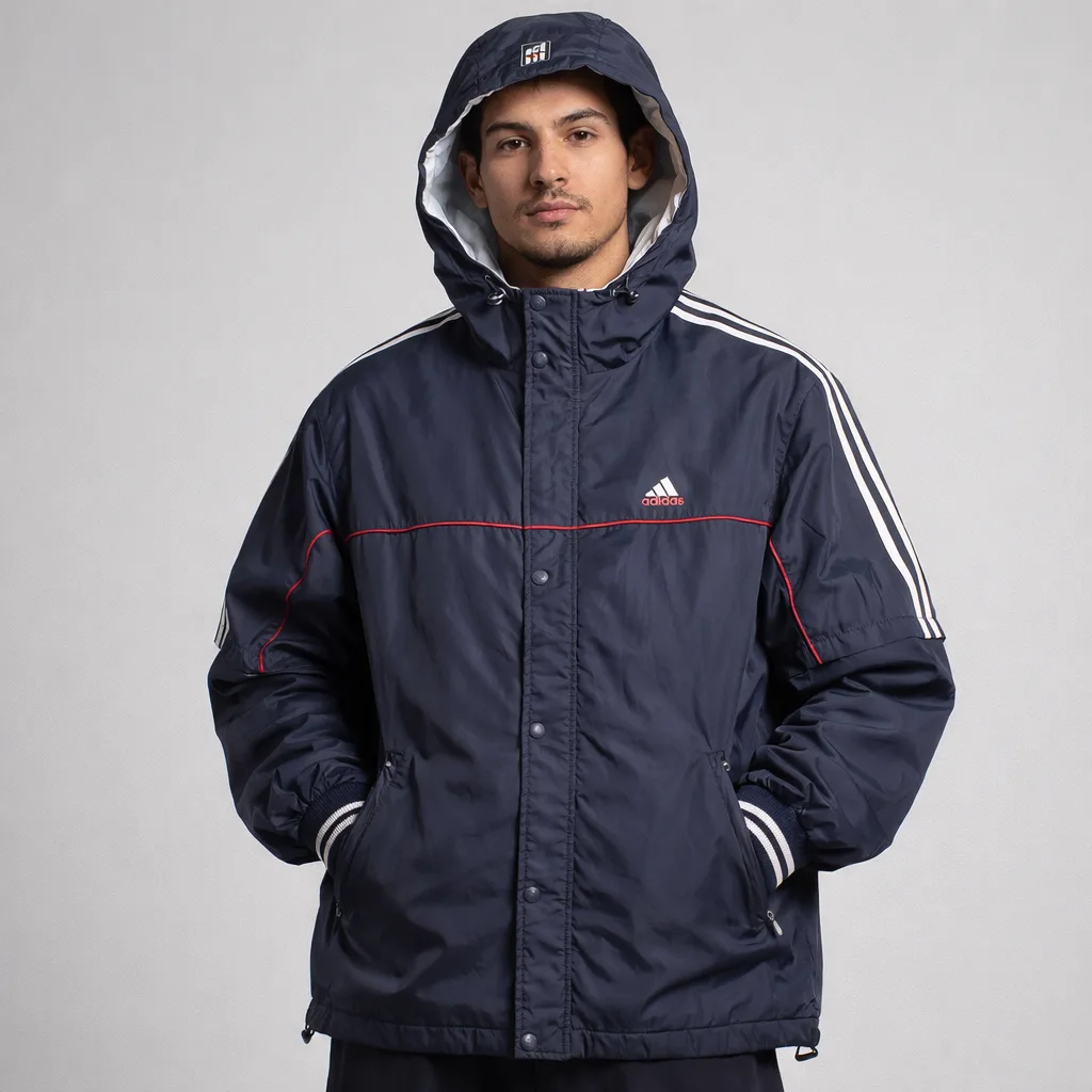 Adidas Winter Jacket Navy Blue Xxl