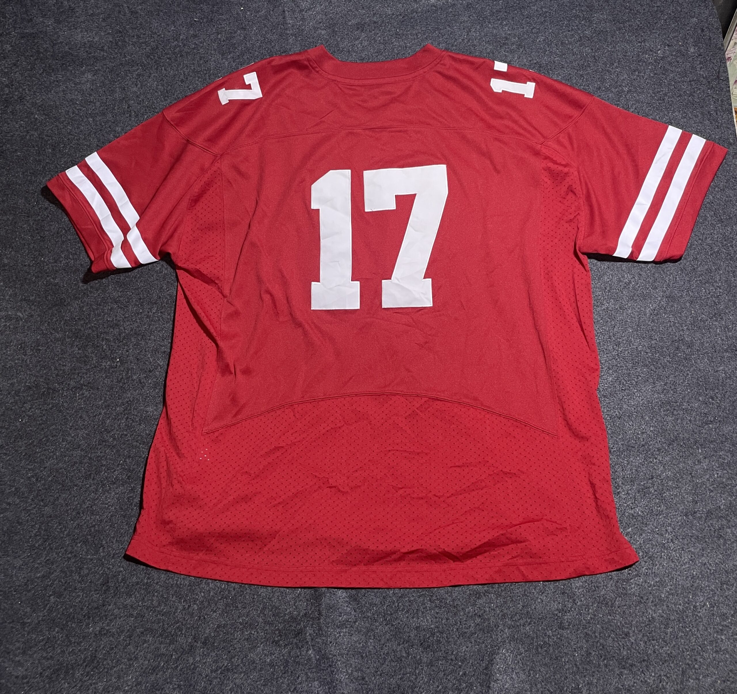 Adidas Nebraska Huskers #17 Football Jersey – Red Size 4Xl Thrifted