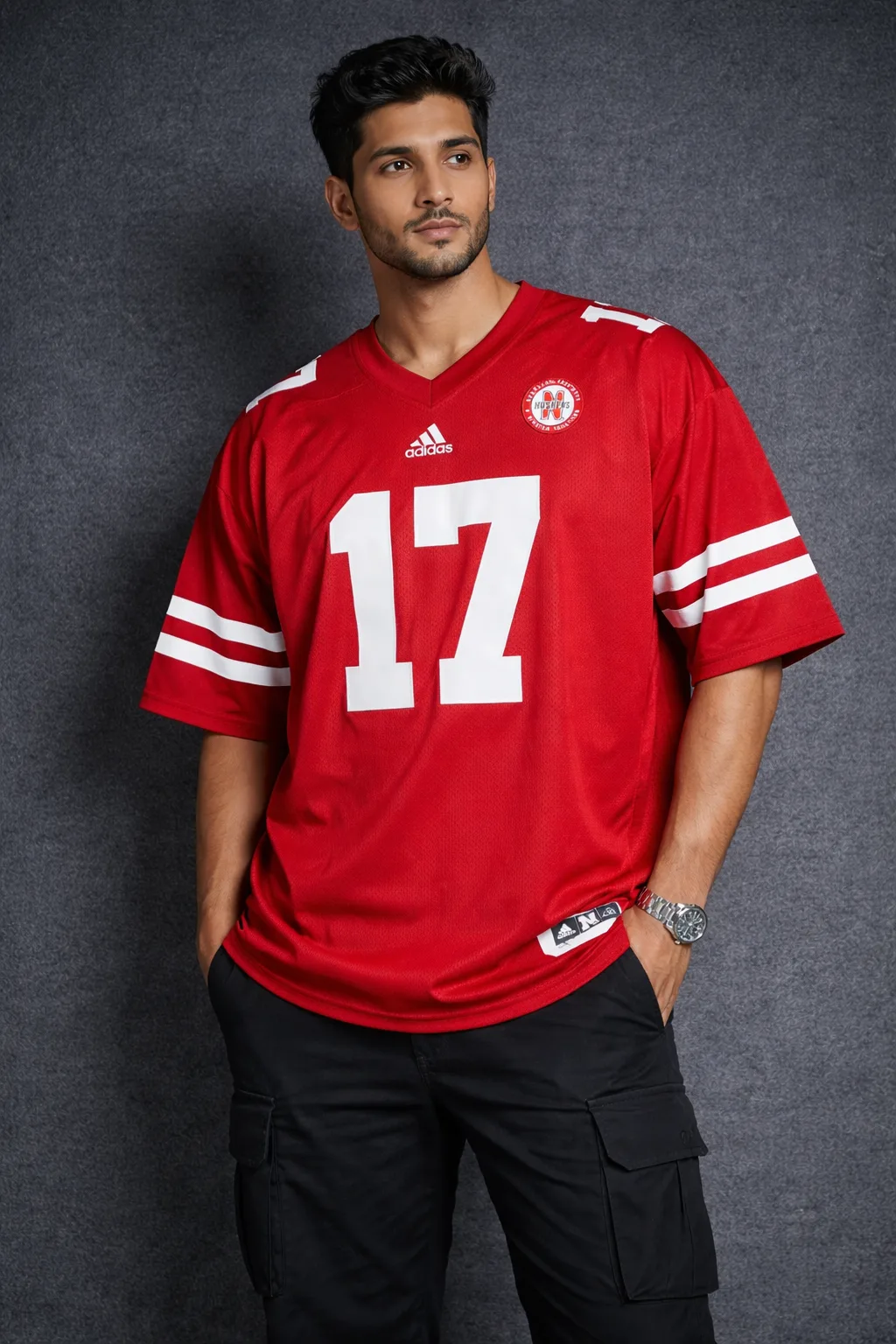 Adidas Nebraska Huskers #17 Football Jersey – Red Size 4Xl Thrifted