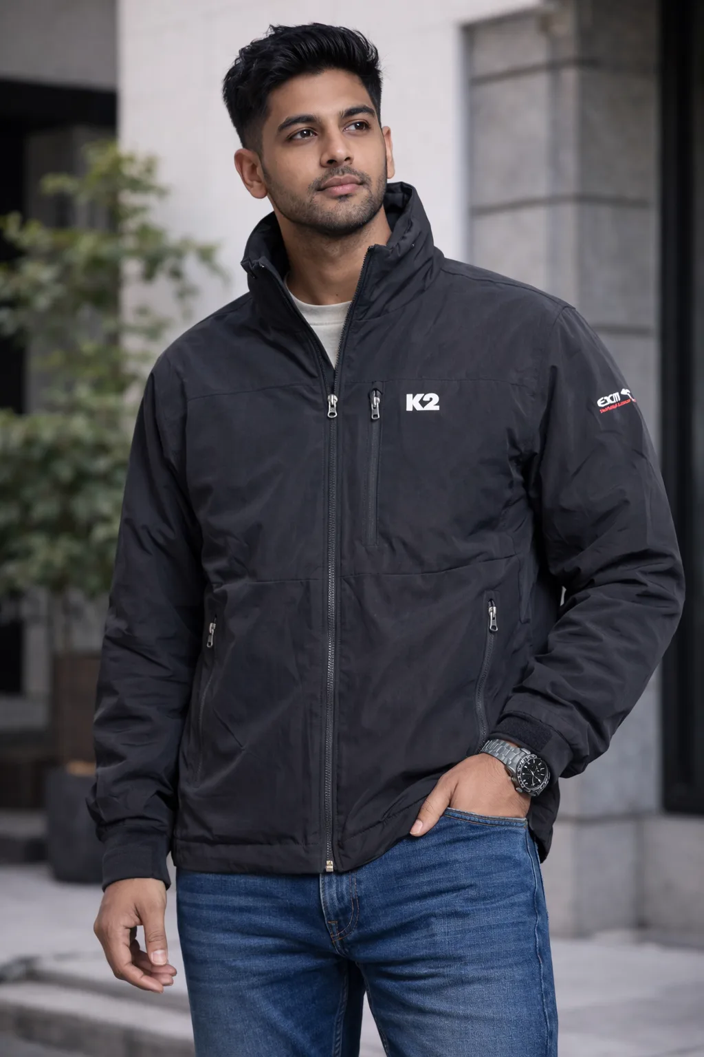 K2 Outdoor Wind Stopper Winter Jacket Black L