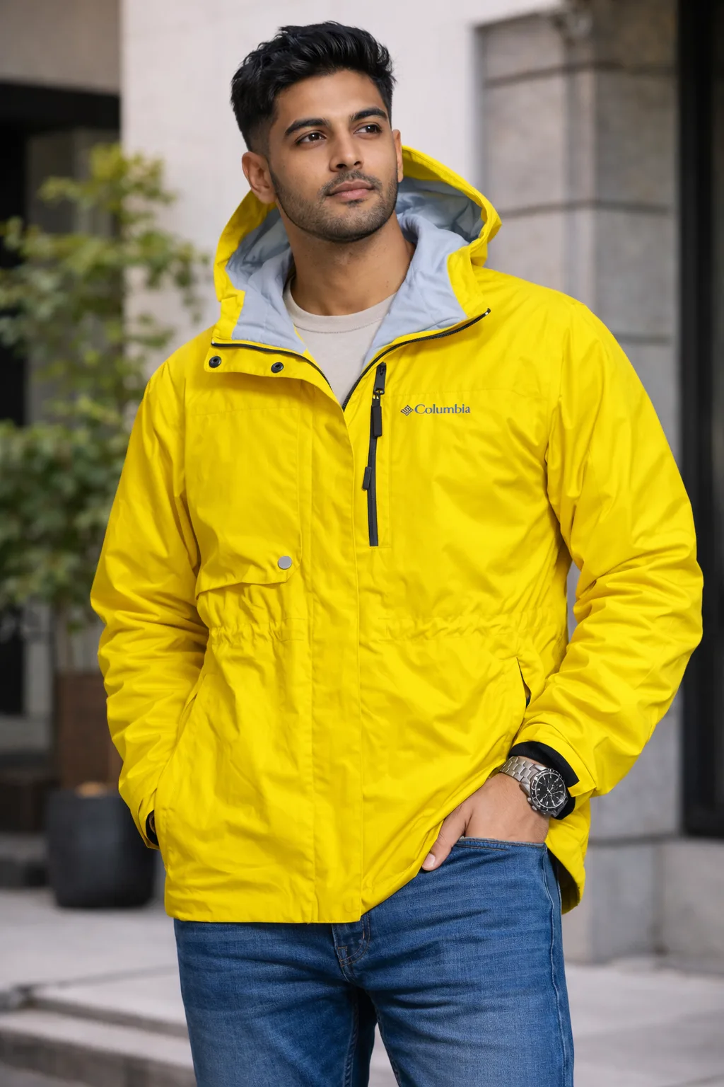 Columbia Omni Tech Winter Jacket Yellow M