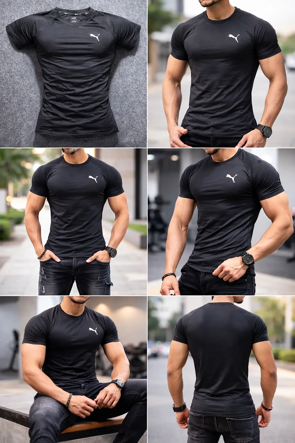 Puma Original Training Tshirt Black XL