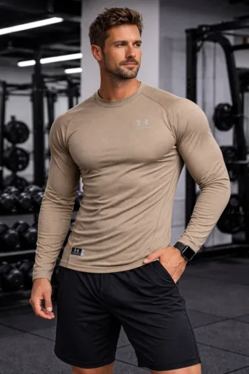 Under Armour Tactical Compression Tshirt Brown M