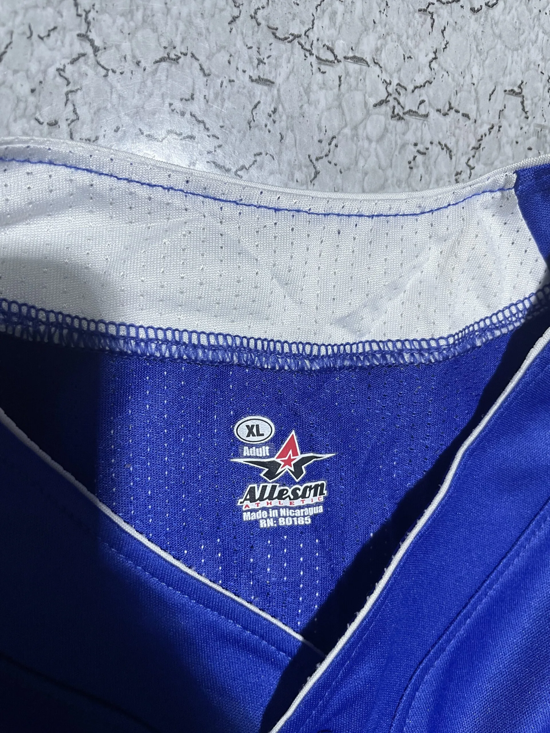 Roseville Pony Baseball Blue Sports Jersey – Xl Adult (Alleson
