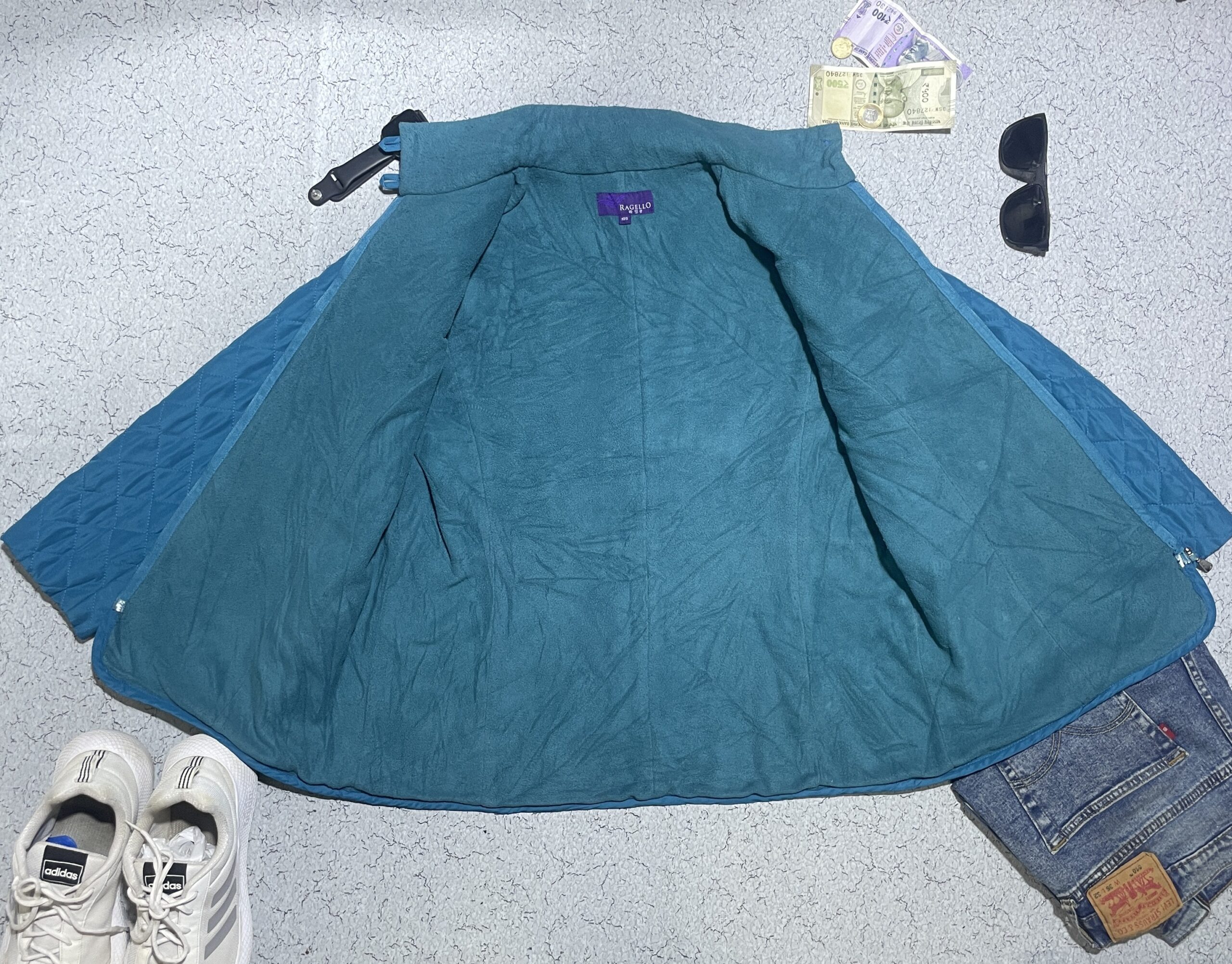 Ragello Quilted Teal Winter Jacket – Fleece Lined (Size 105 / Xl)