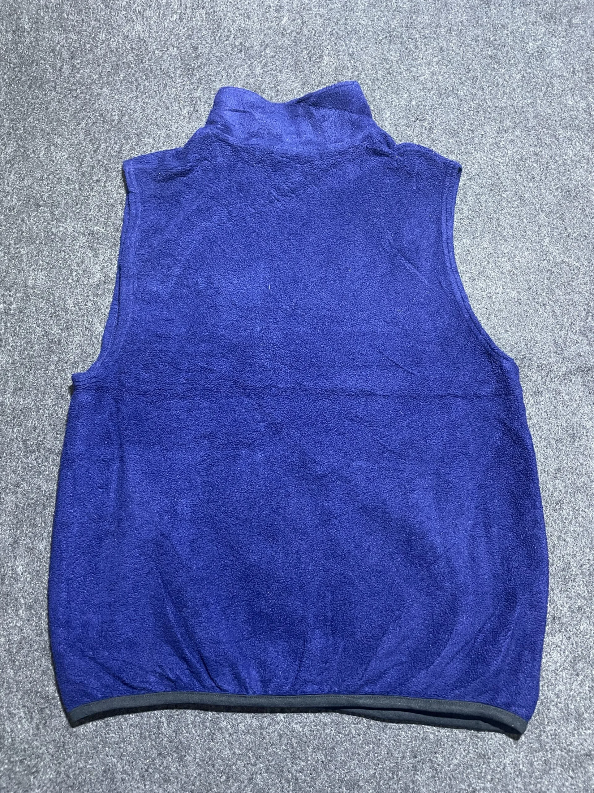 Russel Atheletic Sleeveless Fleece Jacket Blue Unisex Xl