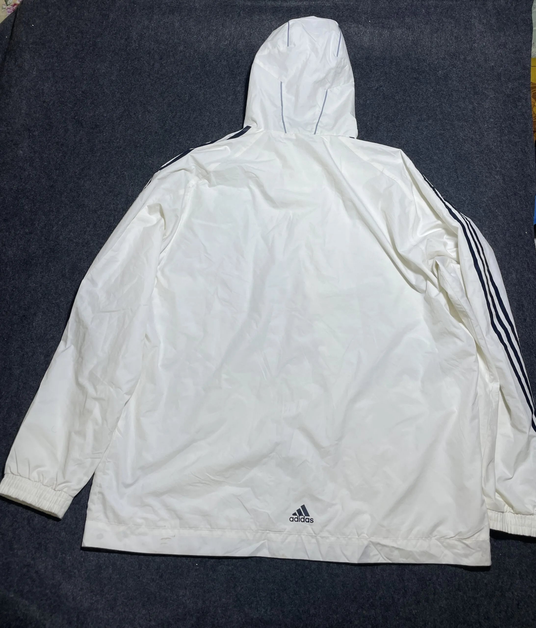 Adidas Chelsea Football Club Jacket White 4Xl