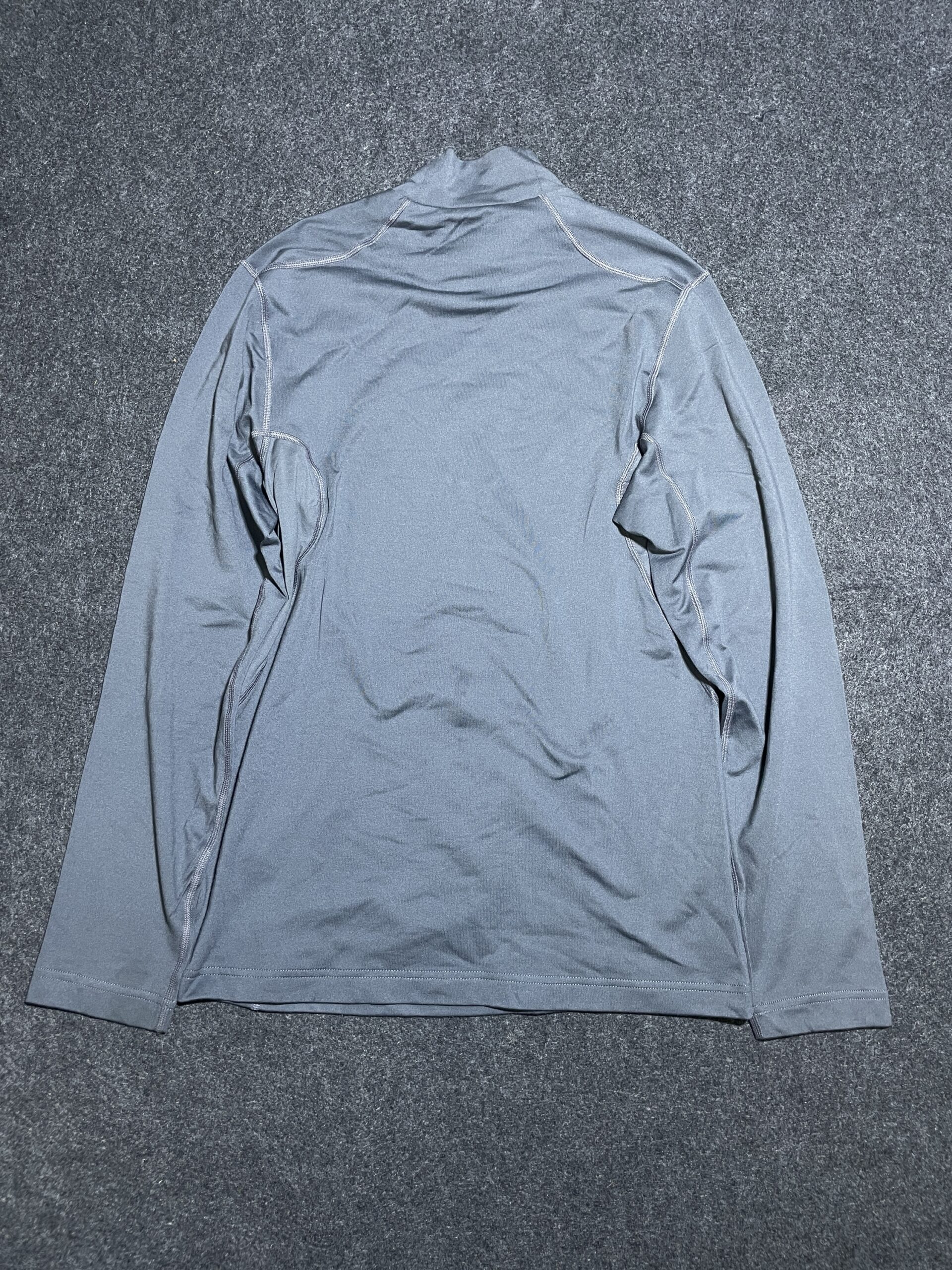 Nike Pro Combat High Neck Compression Tshirt Dark Grey S Excellent