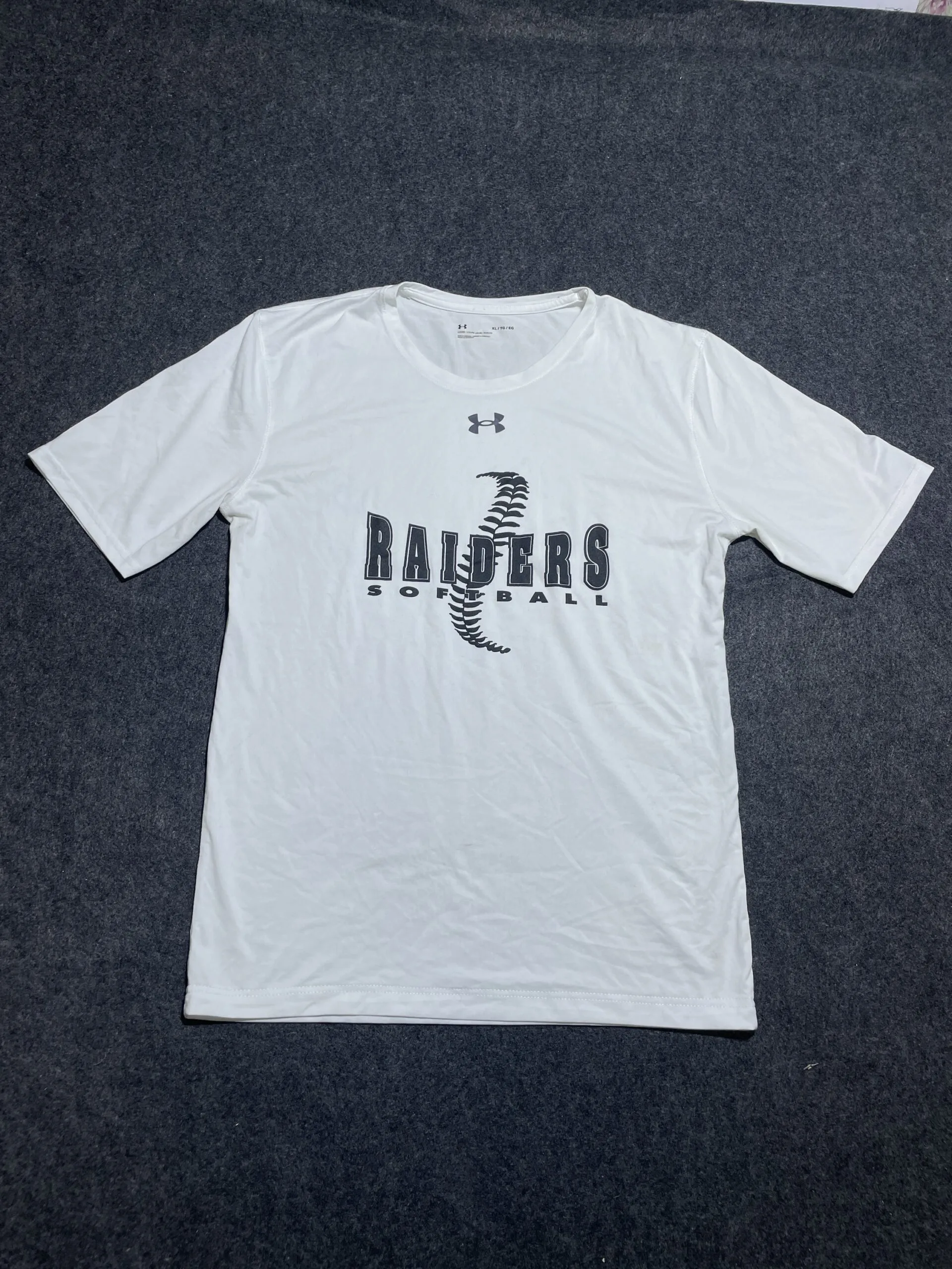 Under Armour Heatgear Men’s Tshirt White L Excellent Condition