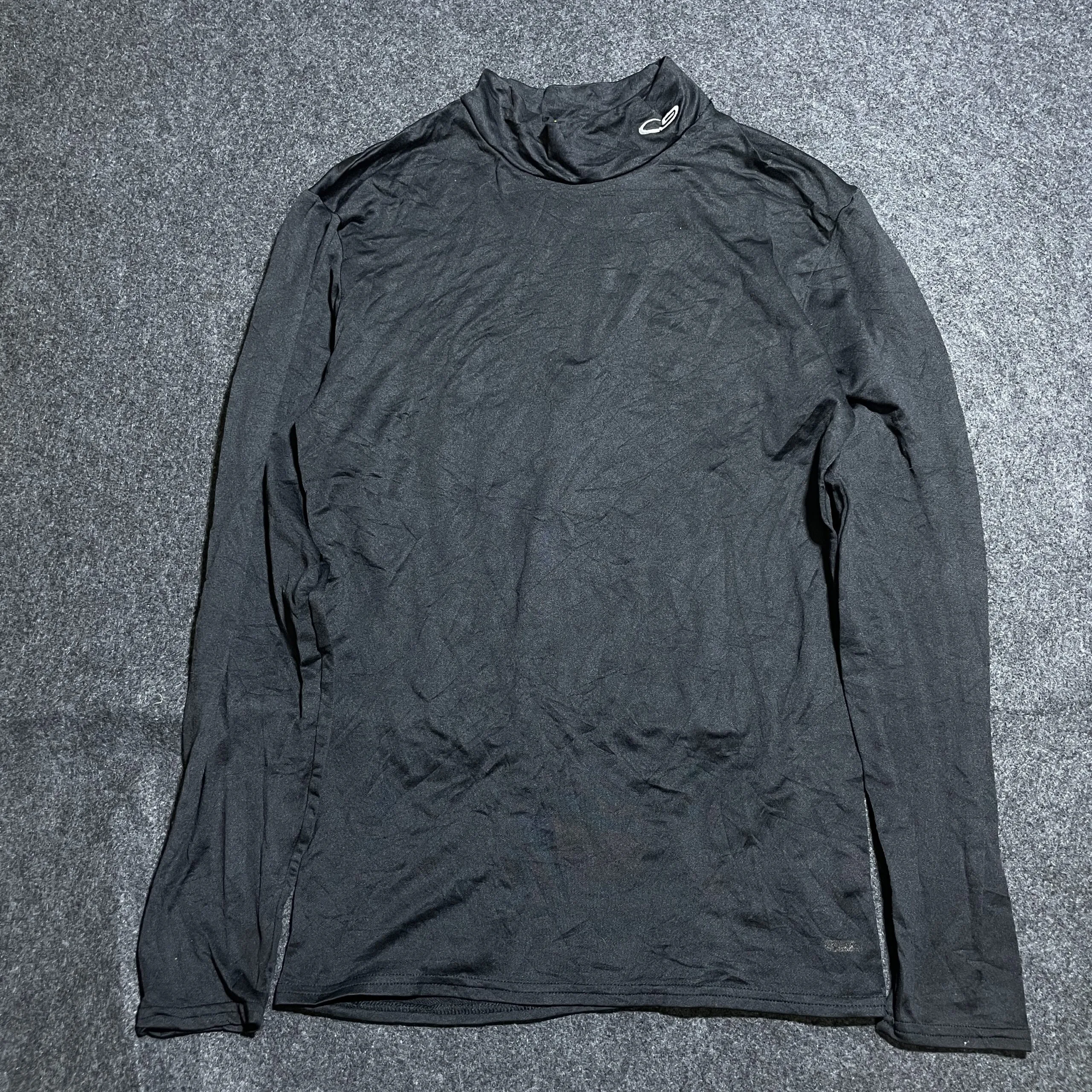 Champion High Neck Compression Black Small Excellent Condition