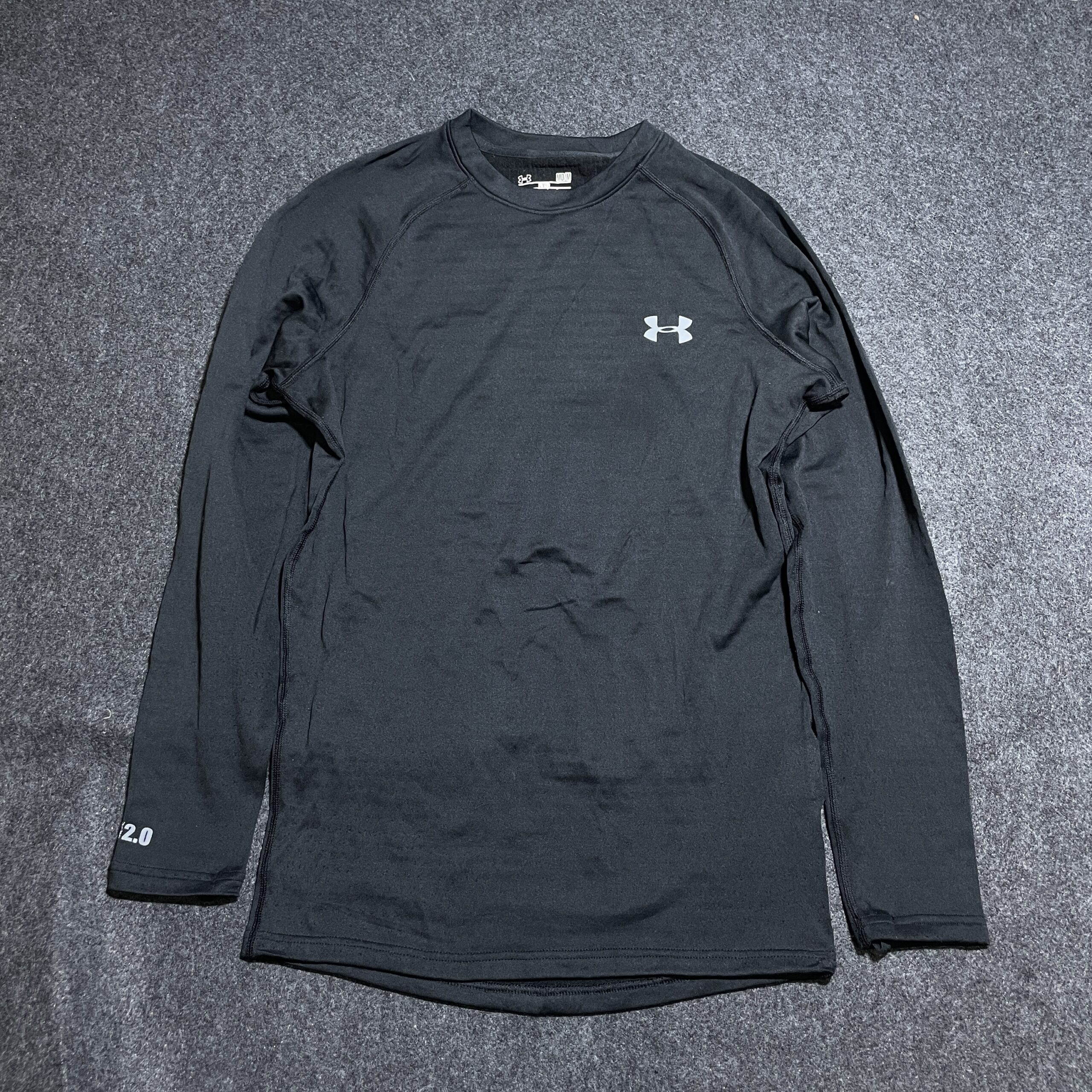 Under Armour Coldgear Compression Tshirt Black M Excellent Condition