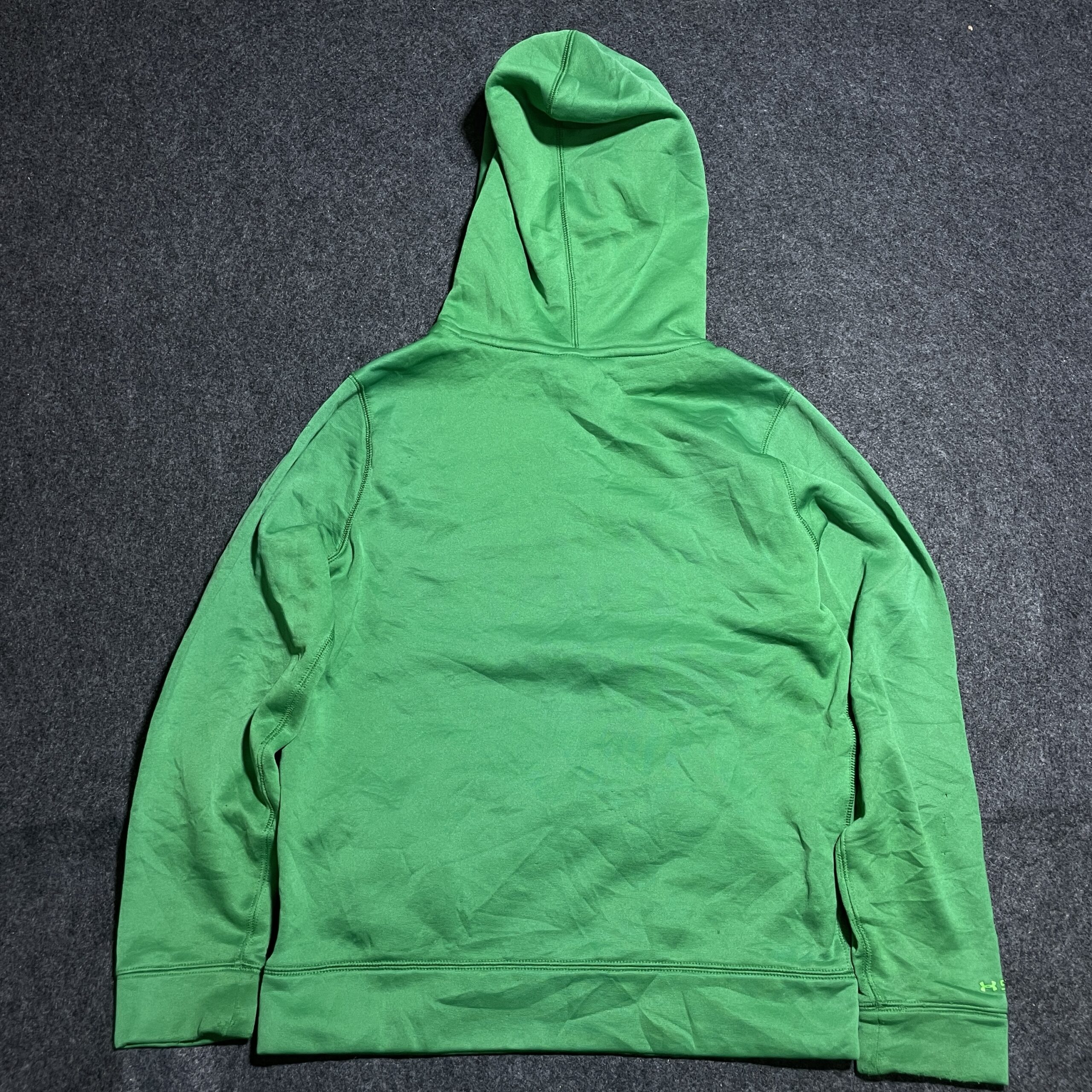 Under Armour Coldgear Hooded Tshirt Green | Unisex | Small