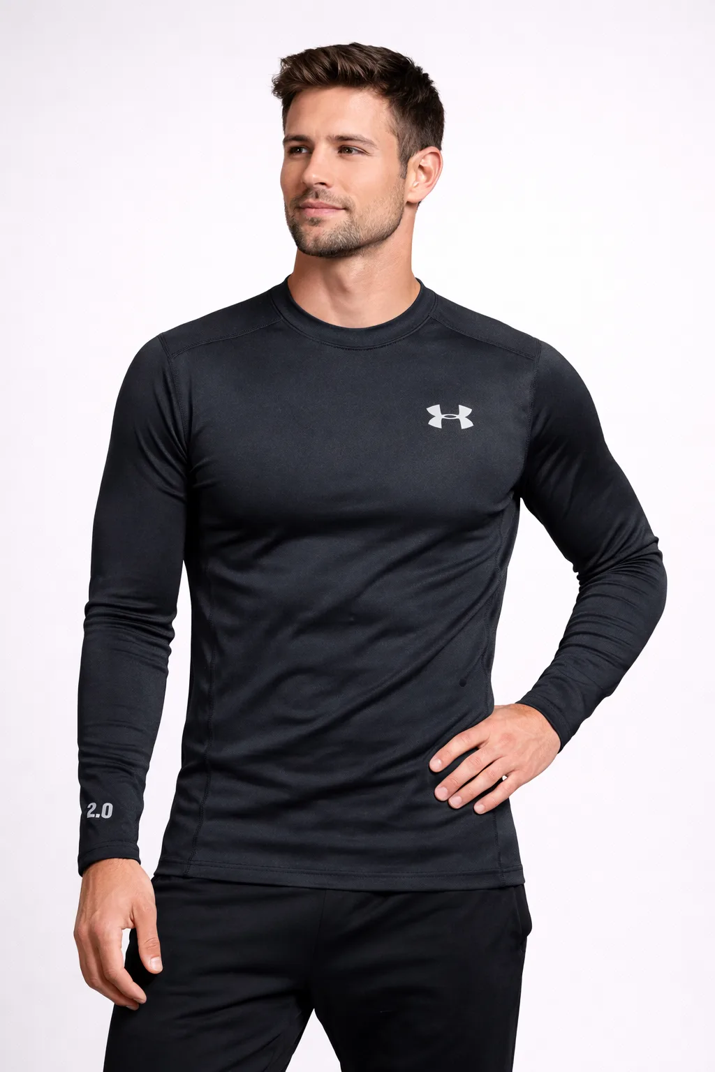 Under Armour Coldgear Compression Tshirt Black M Excellent Condition