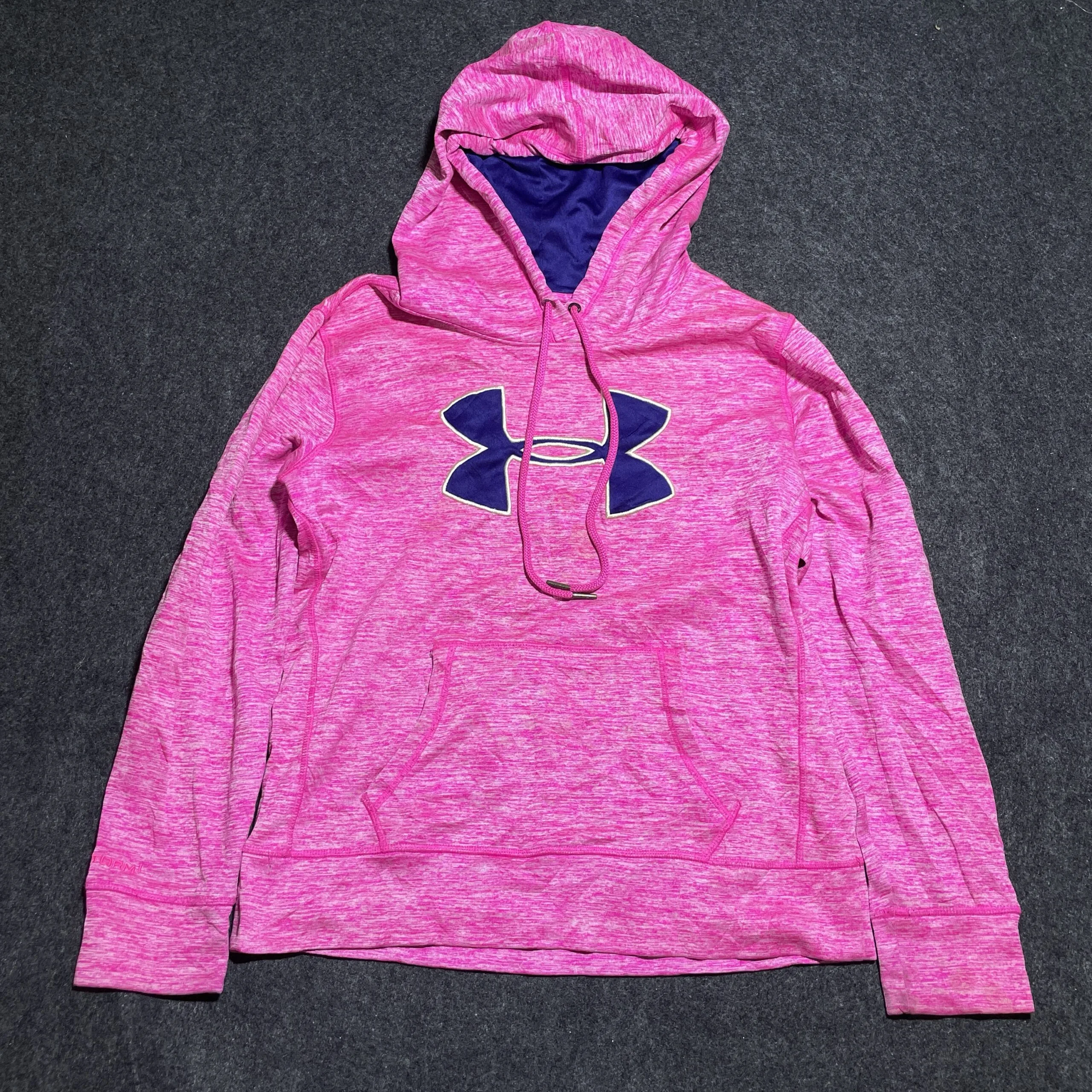 Under Armour Hooded Tshirt Pink S Unisex