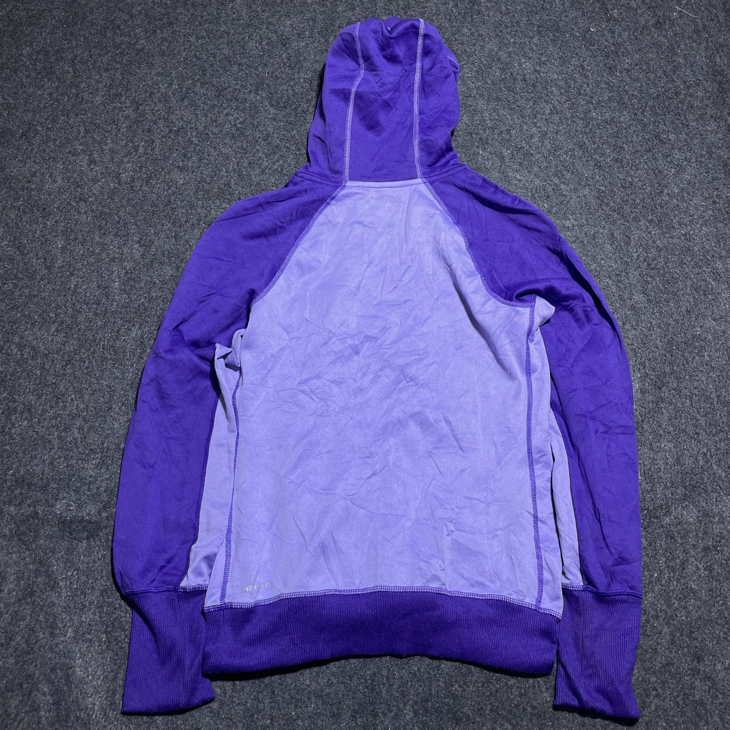 Nike Therma Fit Hooded Tshirt Purple Small Unisex