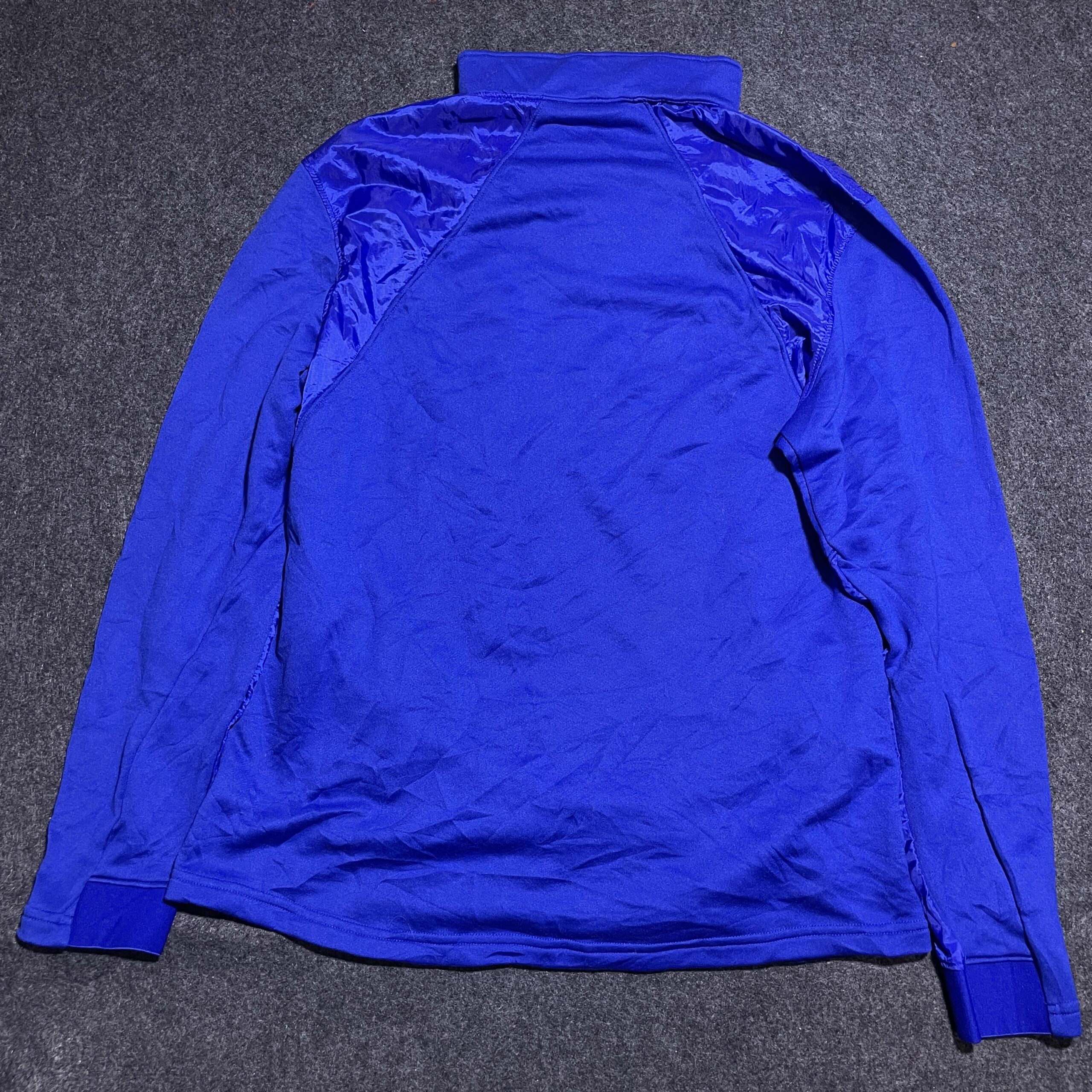 Under Armour Half Zip Up Atheletic Tshirt Blue M Excellent Condition