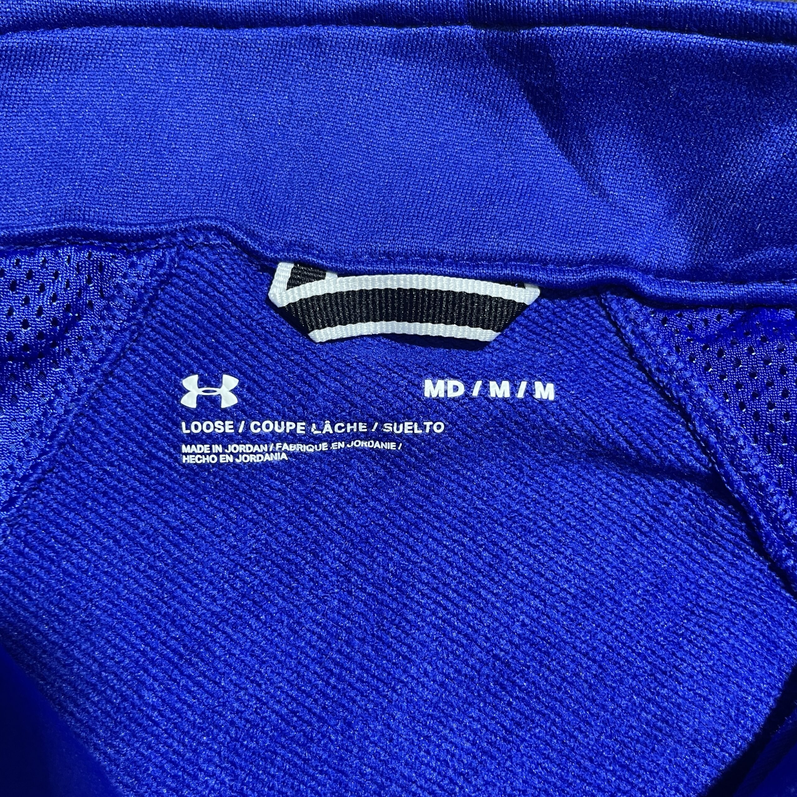Under Armour Half Zip Up Atheletic Tshirt Blue M Excellent Condition