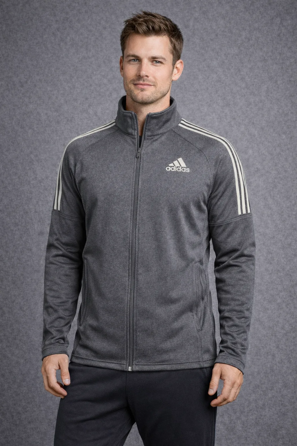 Adidas Climachill Winter Track Jacket Grey M