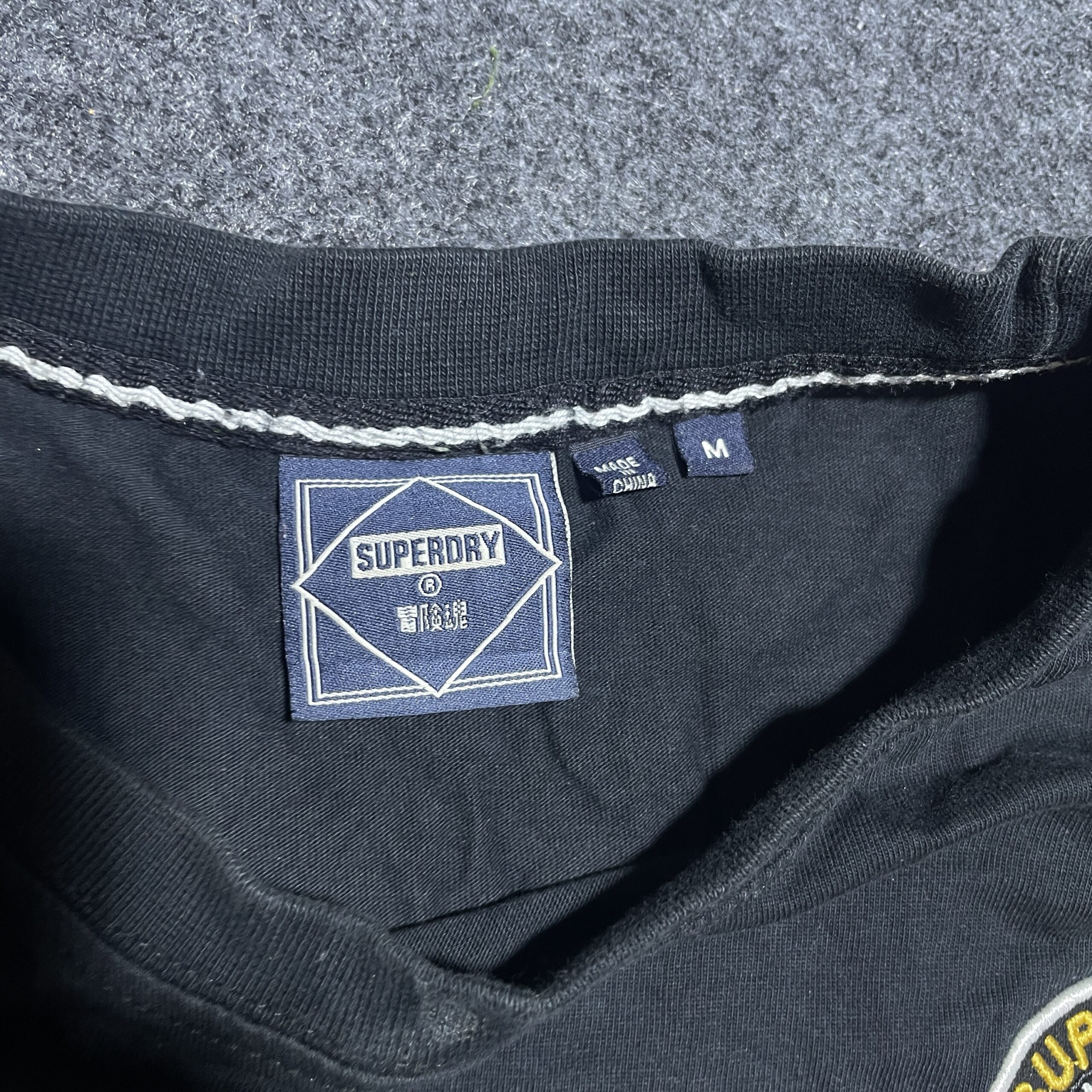 Superdry Cotton Tshirt Black M