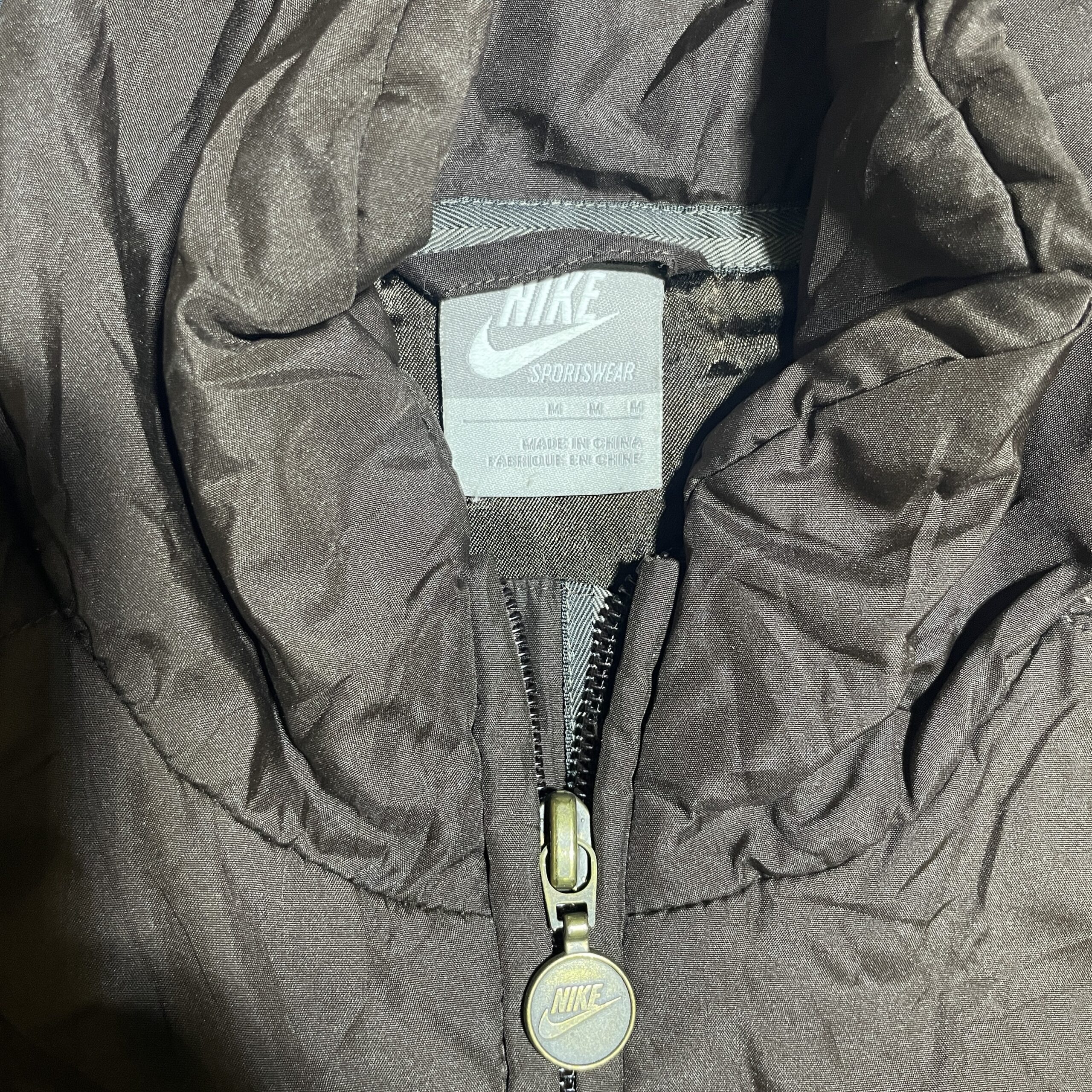 Nike Vintage Puffer Women’s Winter Jacket Brown S Excellent