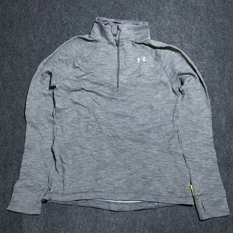 Under Armour Tech 1/4 Zip Performance Tshirt Grey M