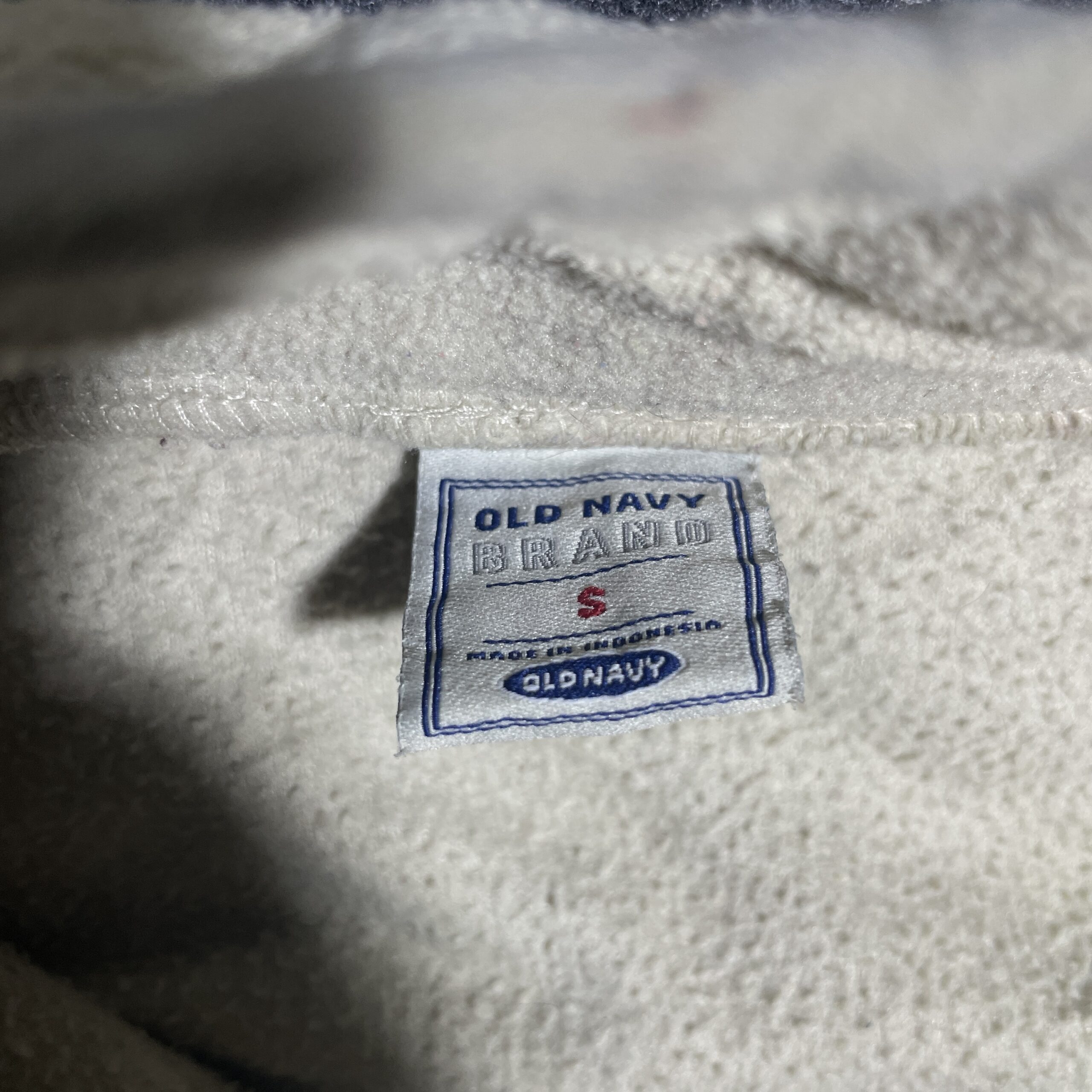 Old Navy Fleece Winter Sweater Cream Small