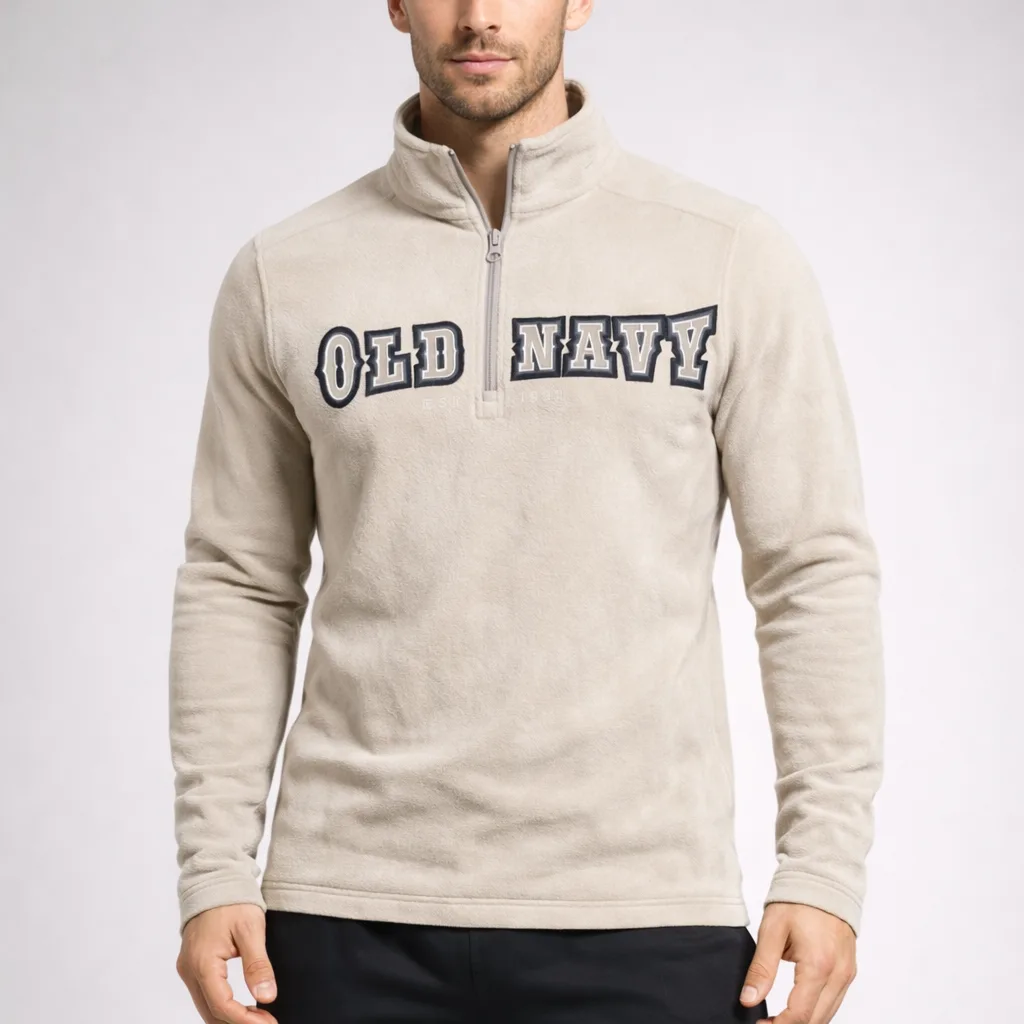 Old Navy Fleece Winter Sweater Cream Small