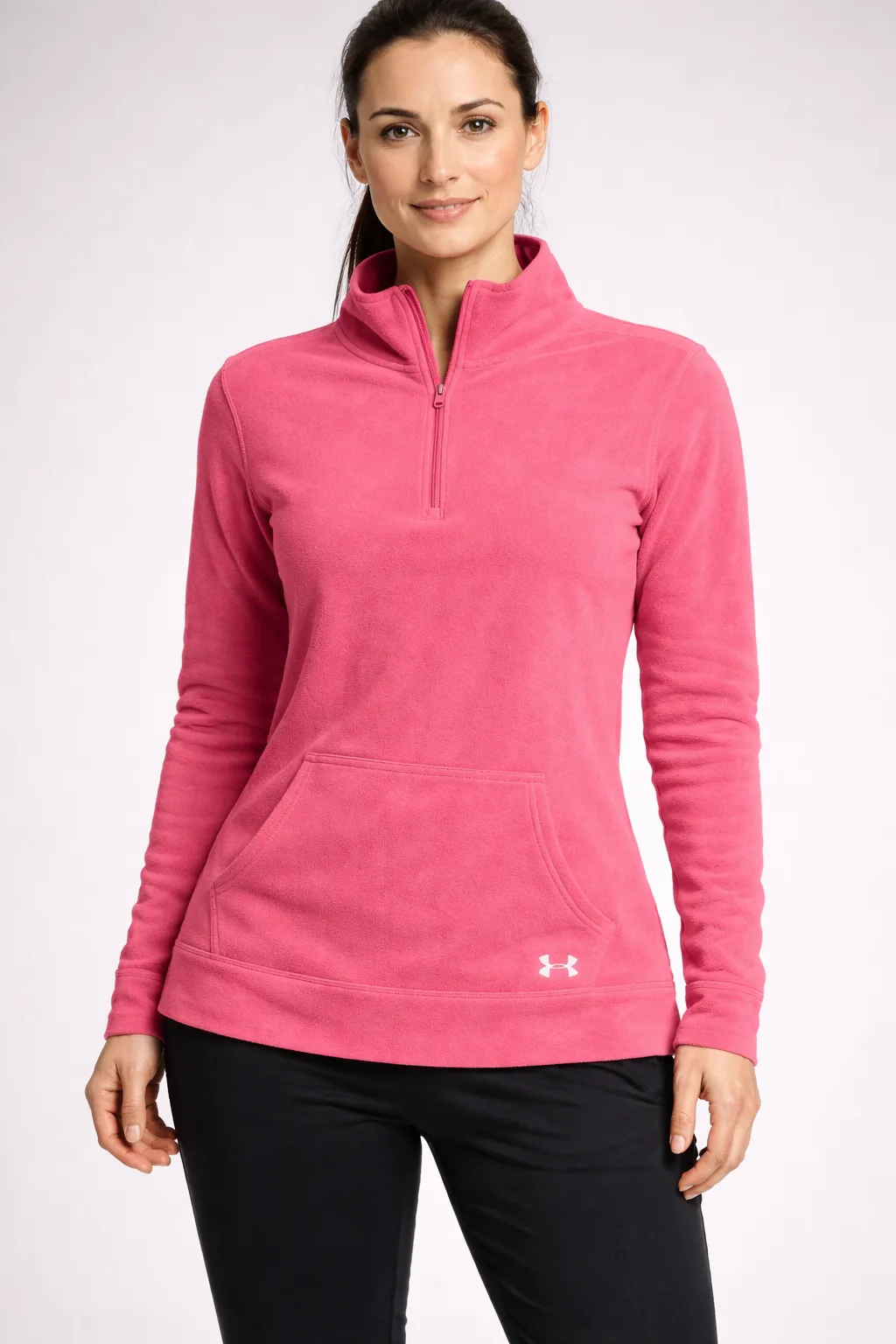 Under Armour Women’s Fleece Sweater Pink Xl Excellent Condition