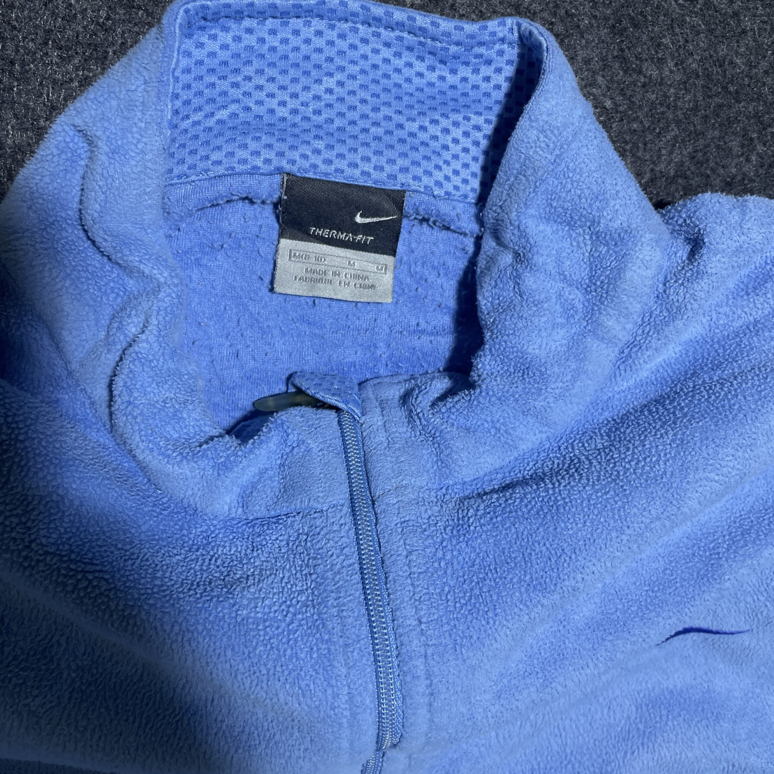 Nike Therma Fit Fleece Sweater Blue Large