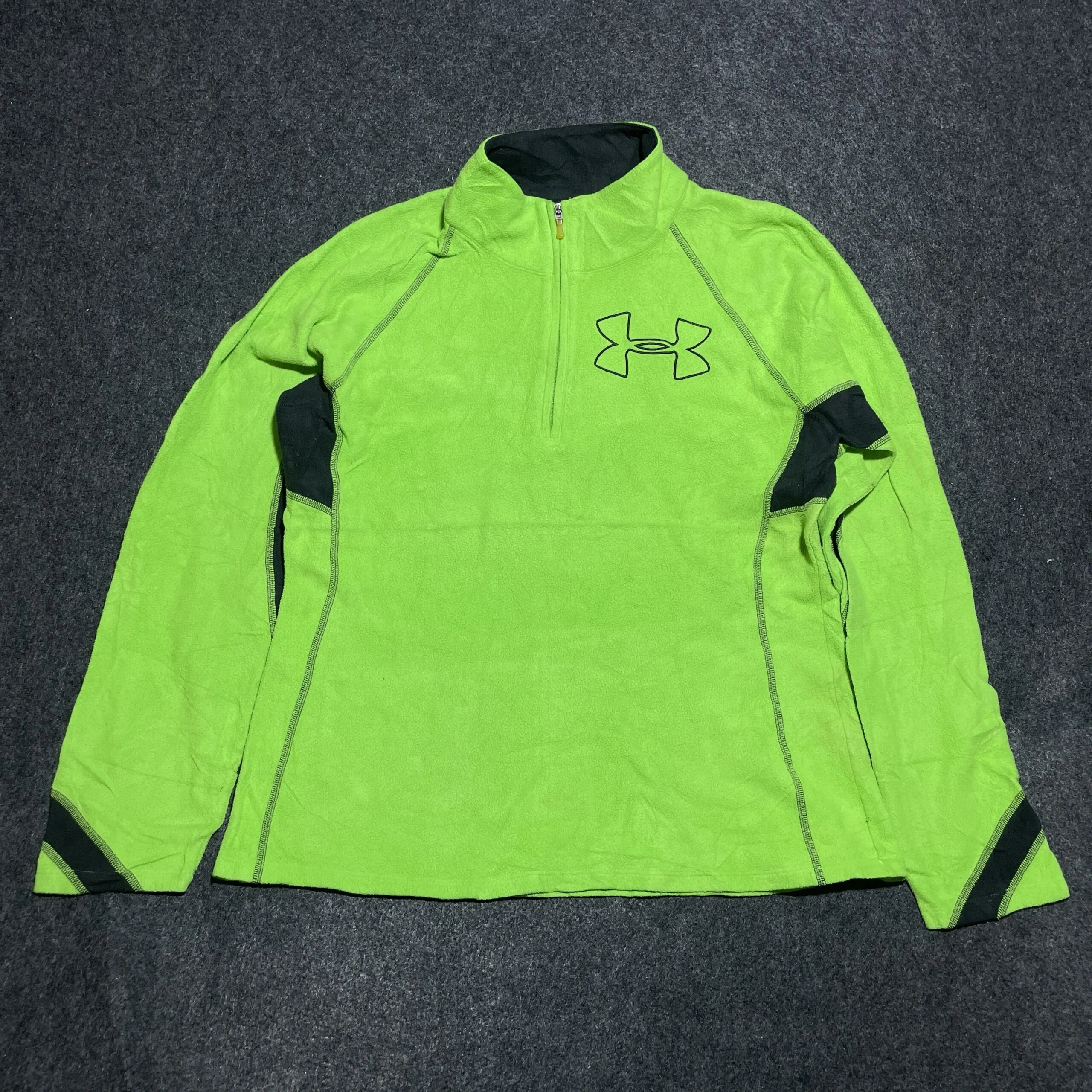 Under Armour Fleece Winter Tshirt Green Small