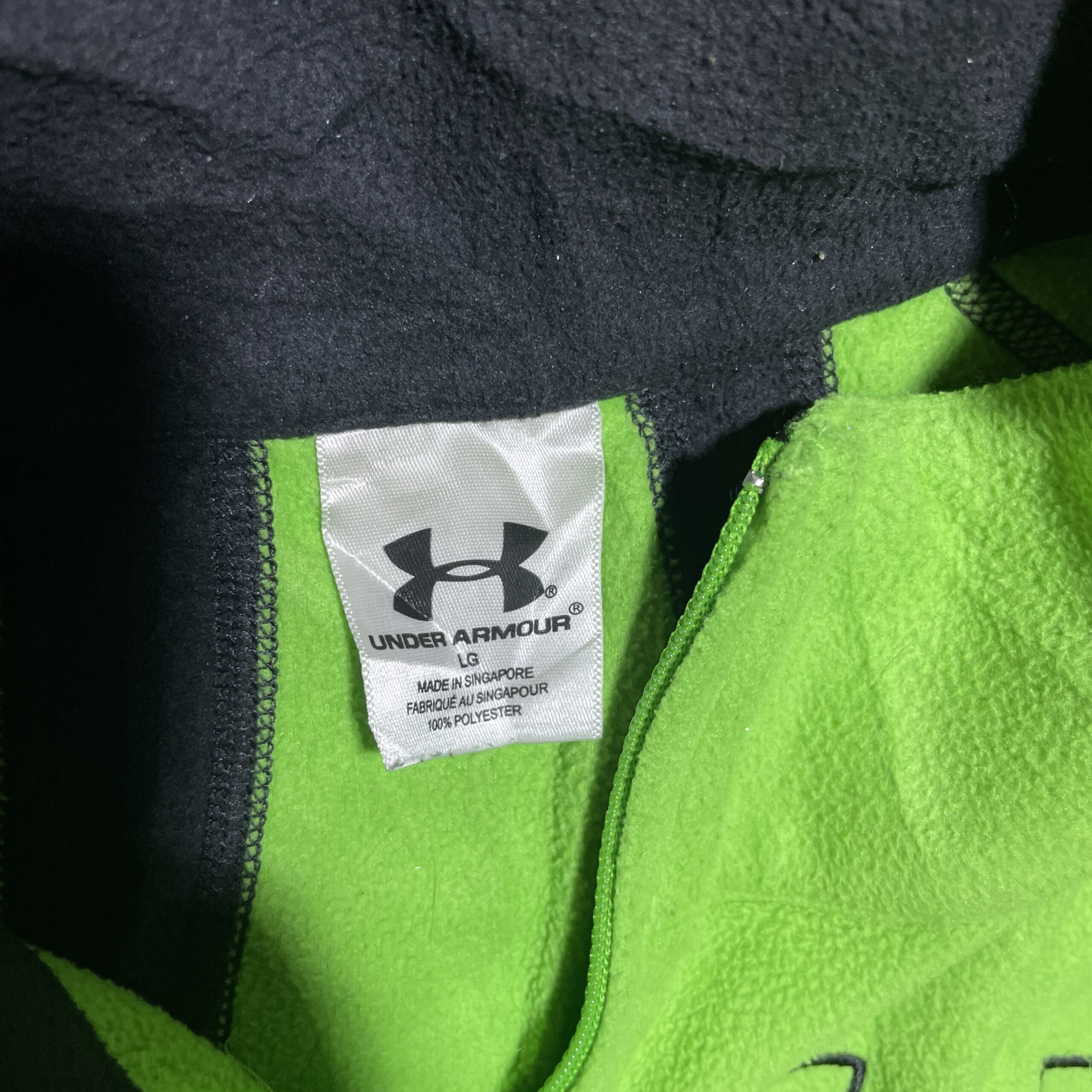 Under Armour Fleece Winter Tshirt Green Small