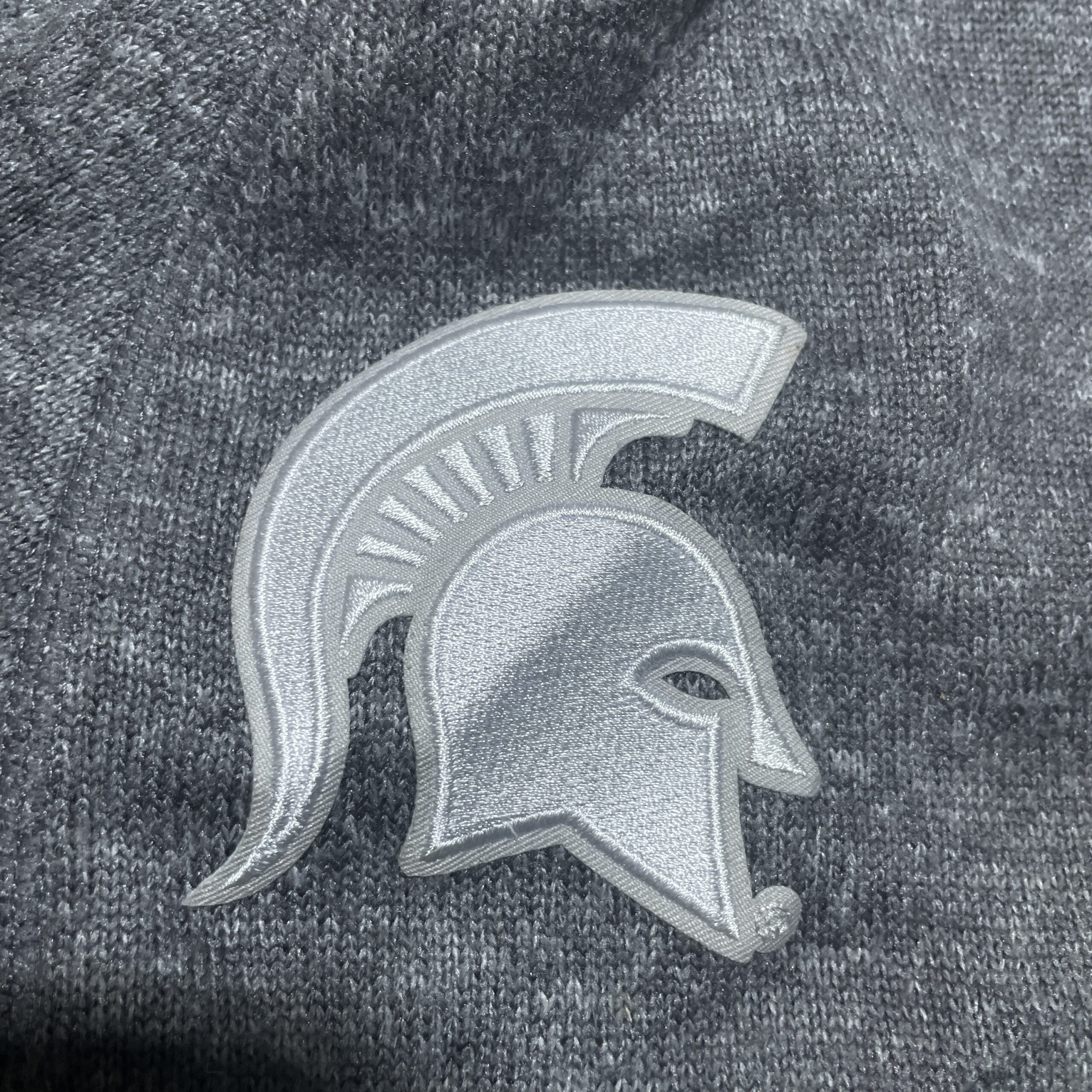 Antigua Men’s Winter Quilted Fleece Sweater Dark Blue Grey 2Xl