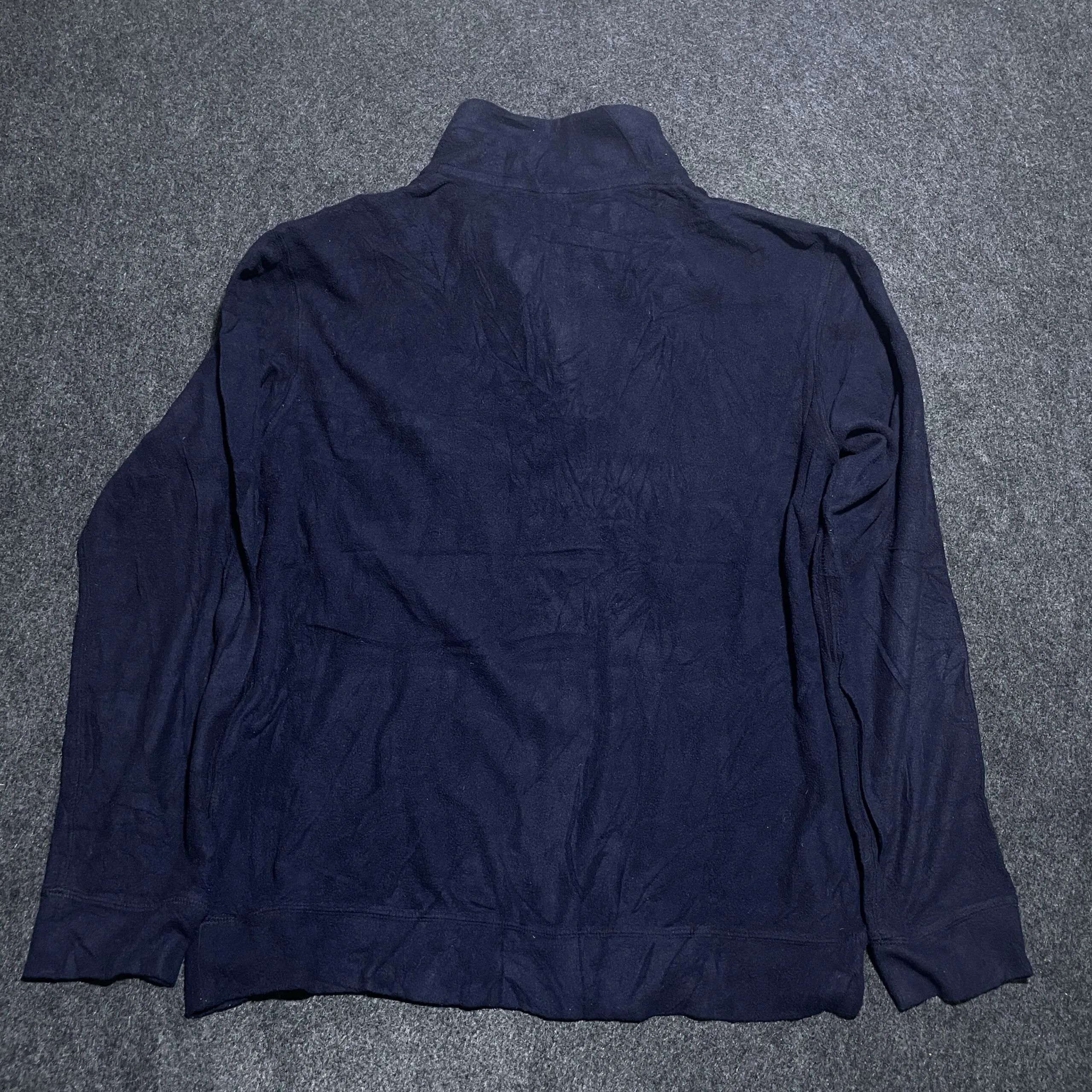 UNIQLO Heattech Fleece Sweater Dark Blue Large Lite Weight