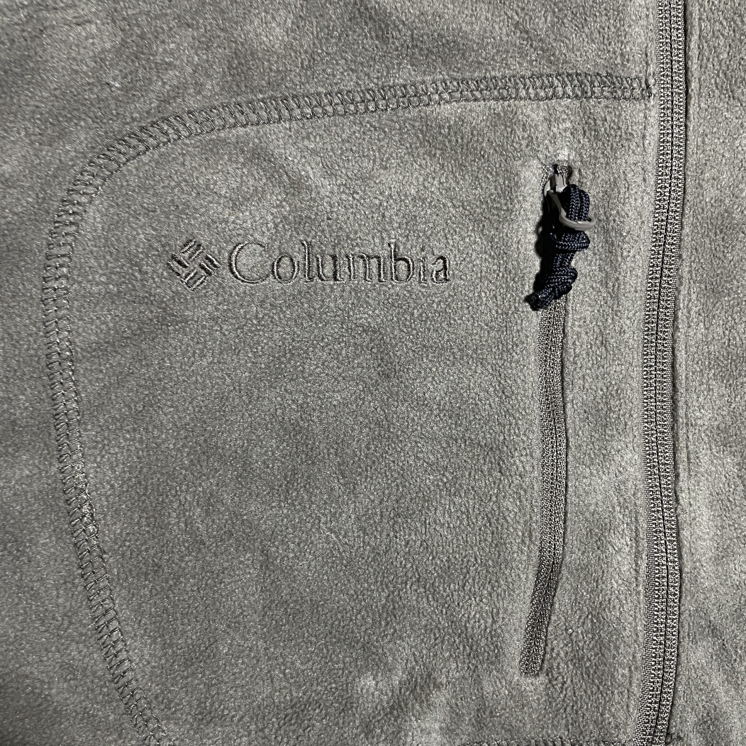 Columbia Men’s Fleece Sweater Chocolaty Xl Excellent Condition