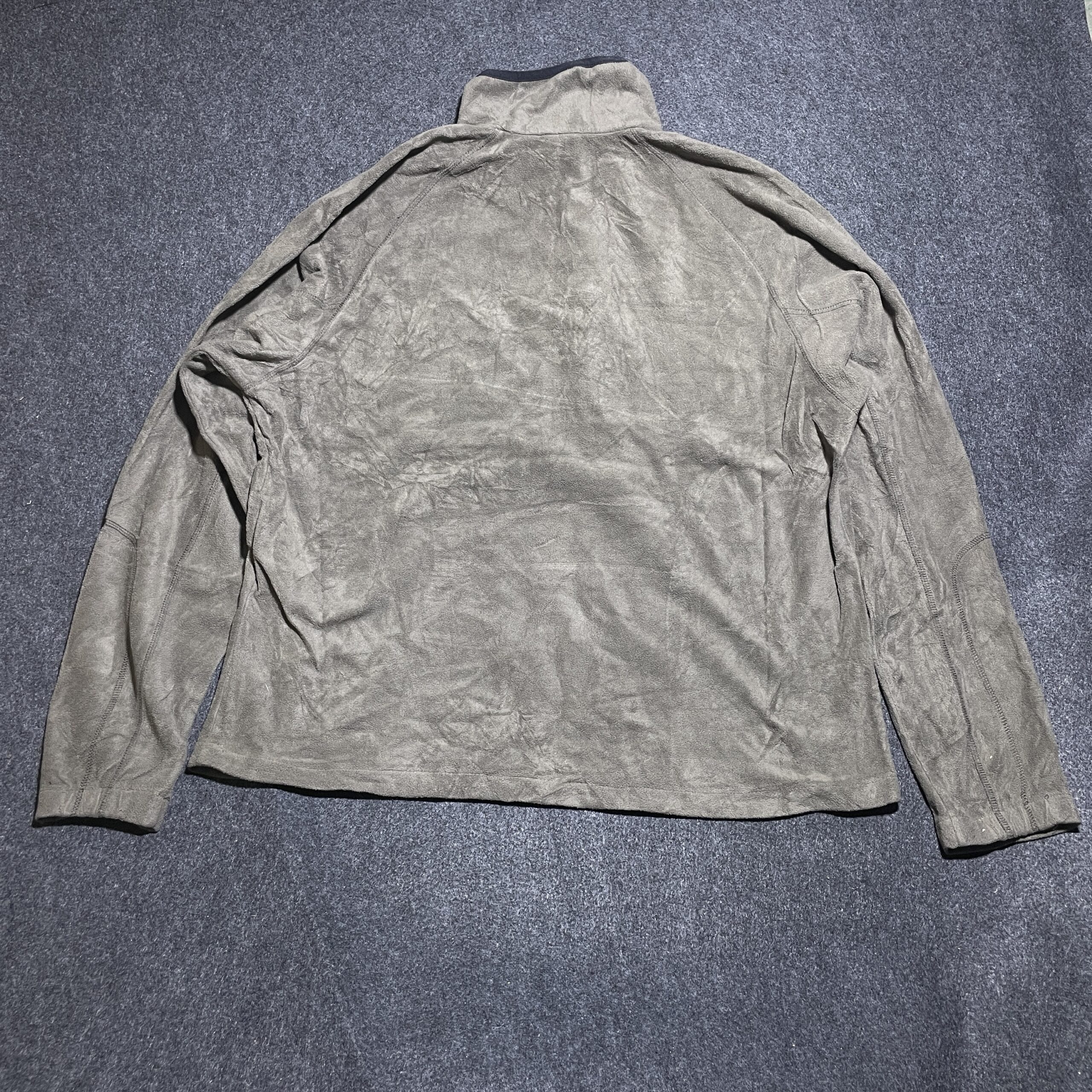 Columbia Men’s Fleece Sweater Chocolaty Xl Excellent Condition