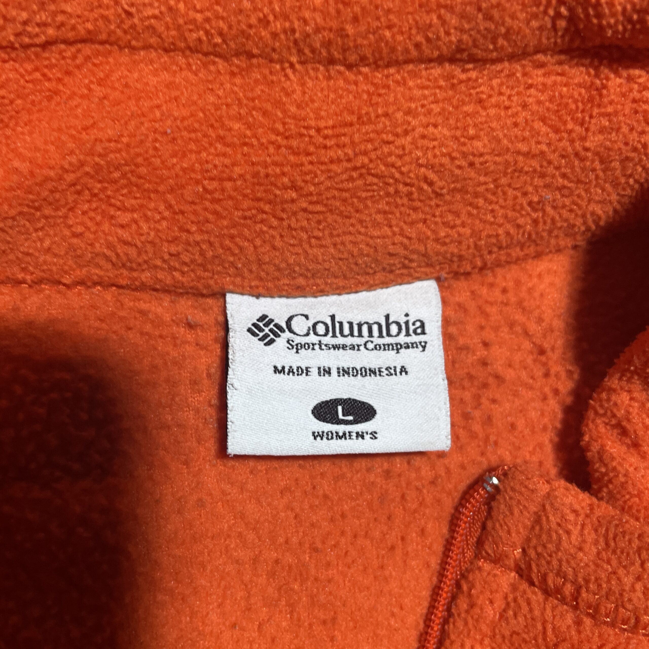 Columbia Women’s Fleece Sweater Orange Large