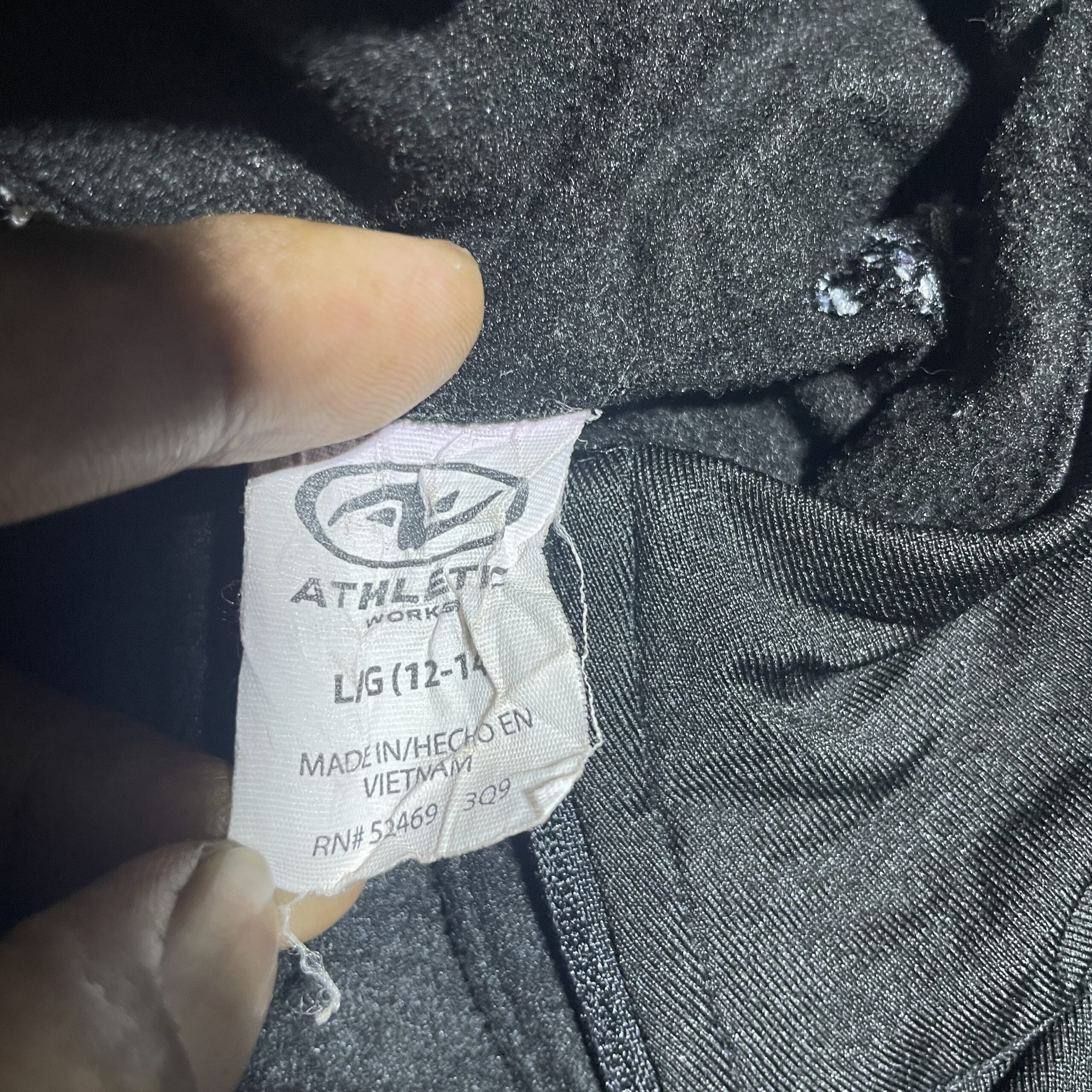 Athletic Works Women’s Body Fitted Sports Black Grey Tshirt Large