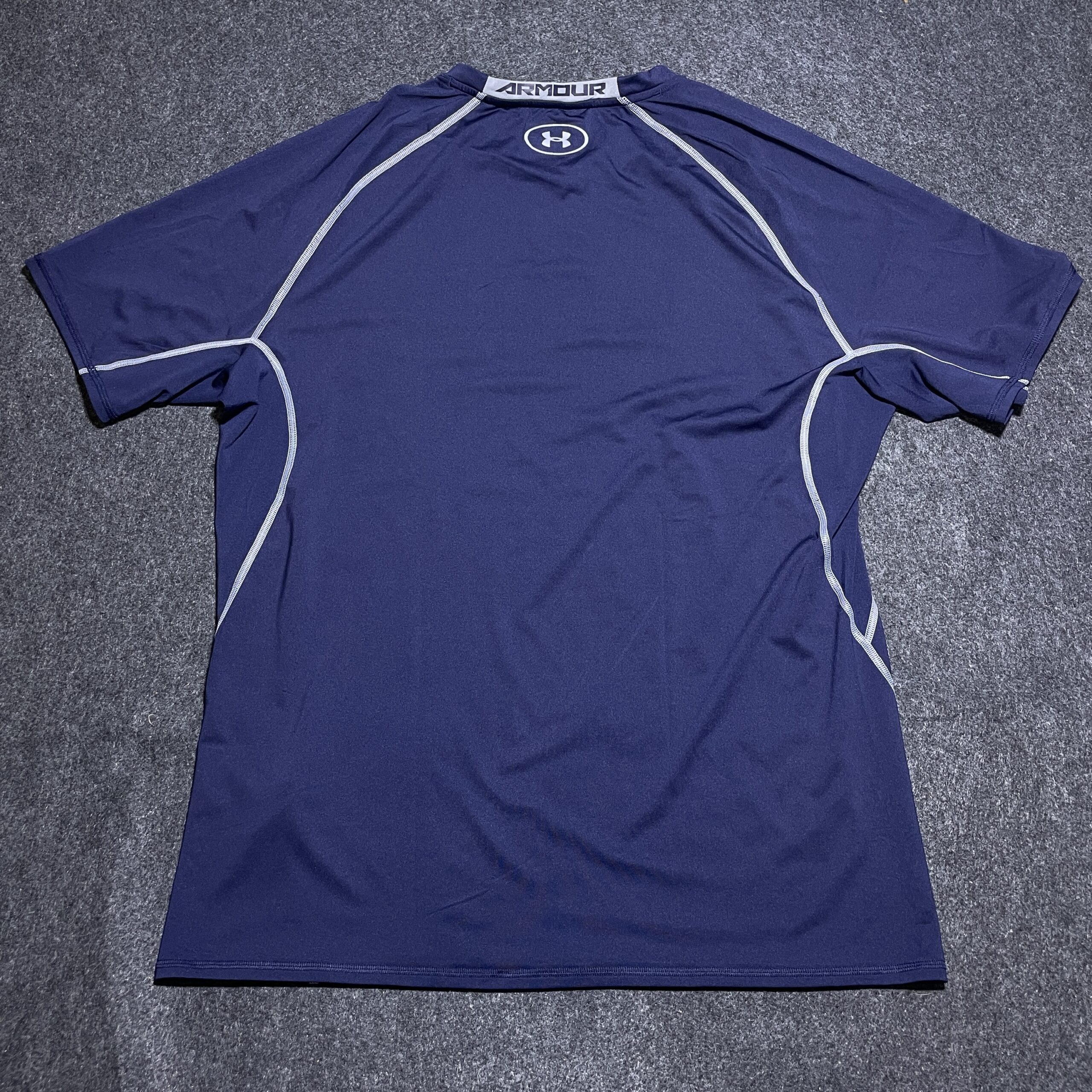 Under Armour Heatgear Compression T-Shirt – Navy Blue – Size 2Xl