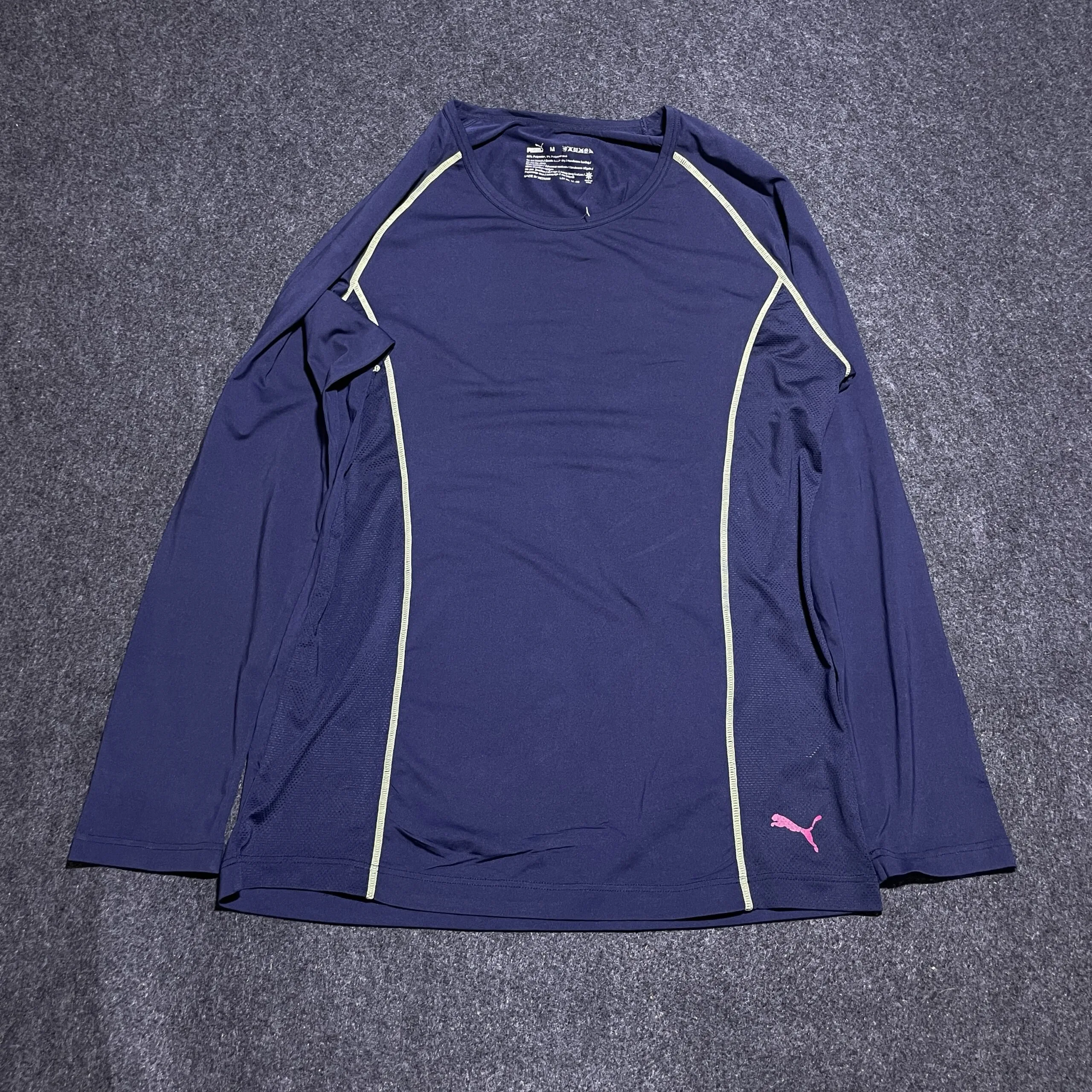 Puma Compression Tshirt Blue M Excellent Condition