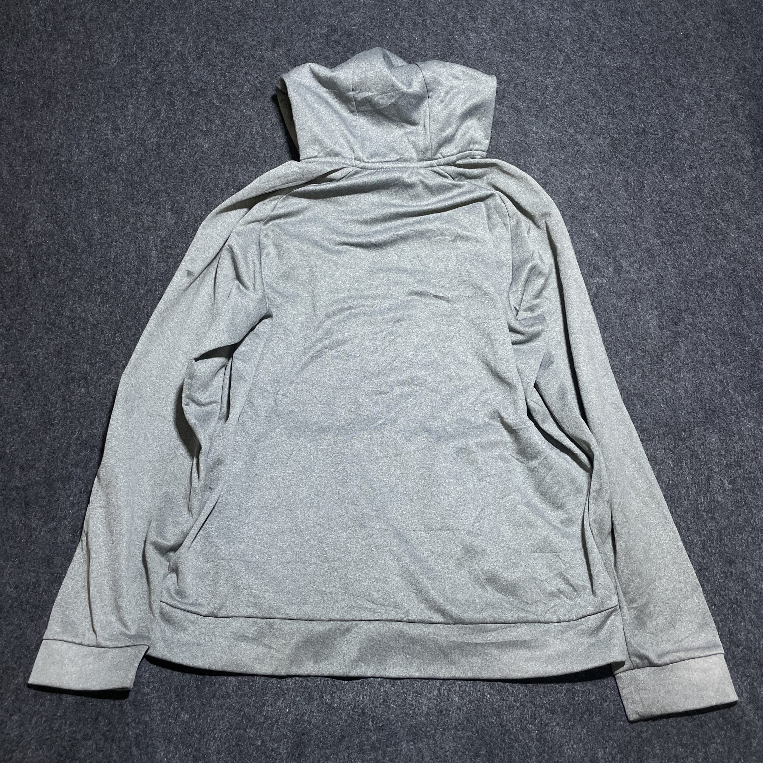 Nike Dri Fit Hooded Tshirt Grey Large Excellent Condition