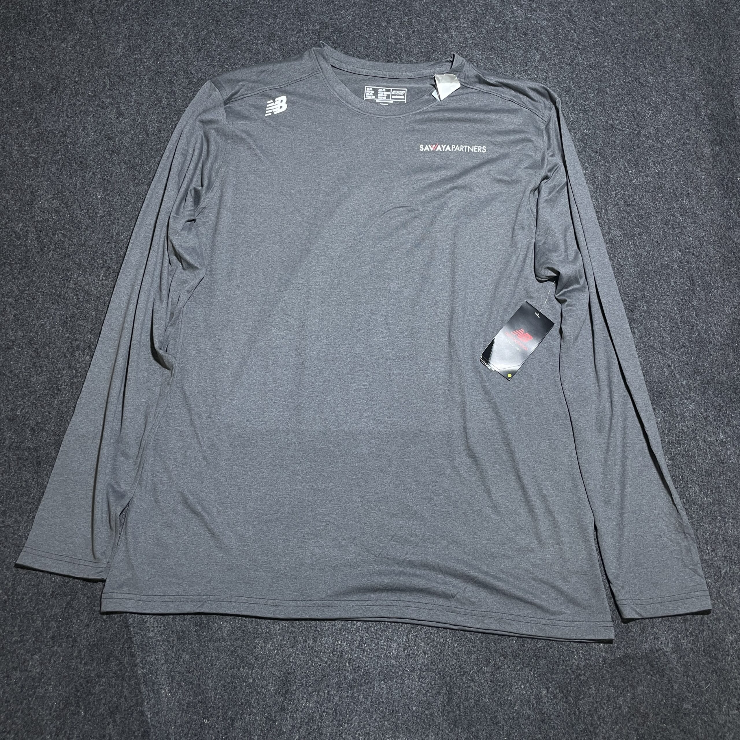 New Balance Nb Dry Active Wear Atheletic Tshirt Grey 2Xl
